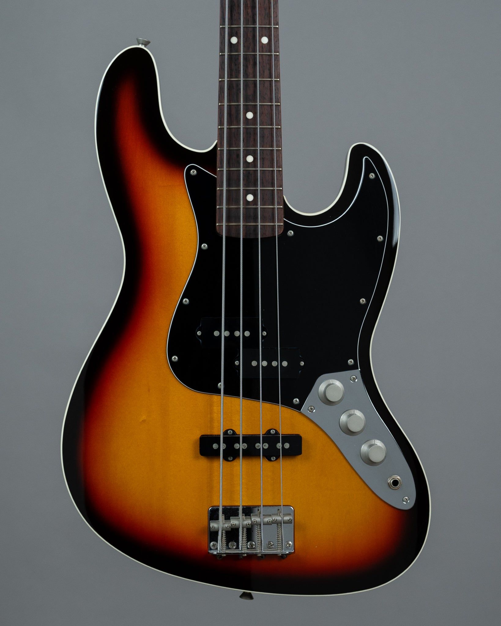 c2007 Fender Aerodyne Jazz Bass (Japan, Sunburst, HSC)