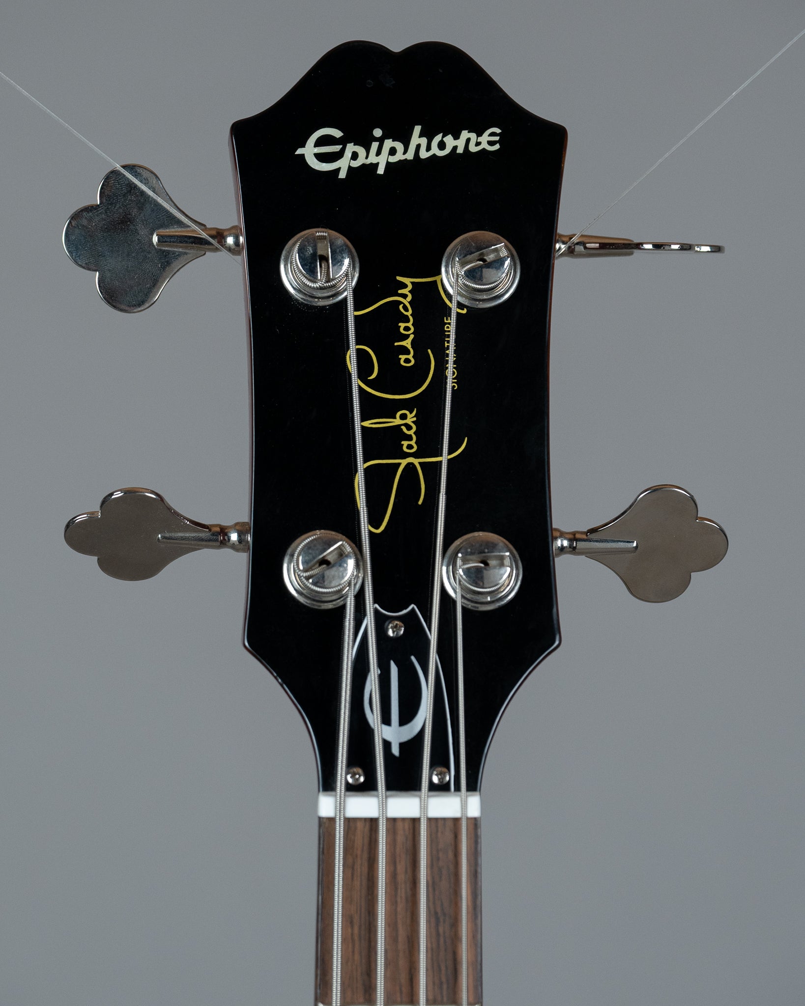 2020 Epiphone Jack Casady Bass (China, Metallic Gold, OHSC)