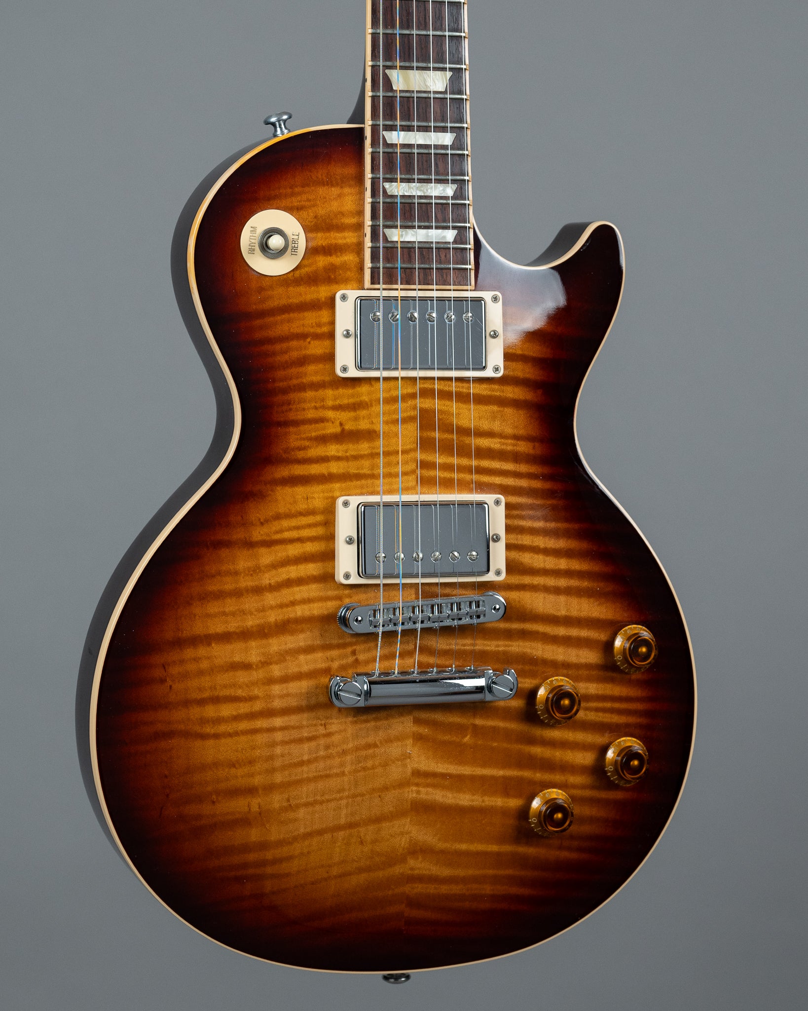 2016 Gibson Les Paul Standard Plus Top (USA, Bourbon Burst, OHSC)