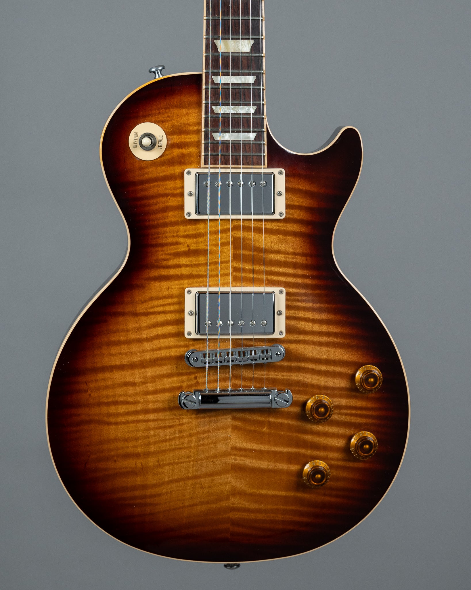 2016 Gibson Les Paul Standard Plus Top (USA, Bourbon Burst, OHSC)