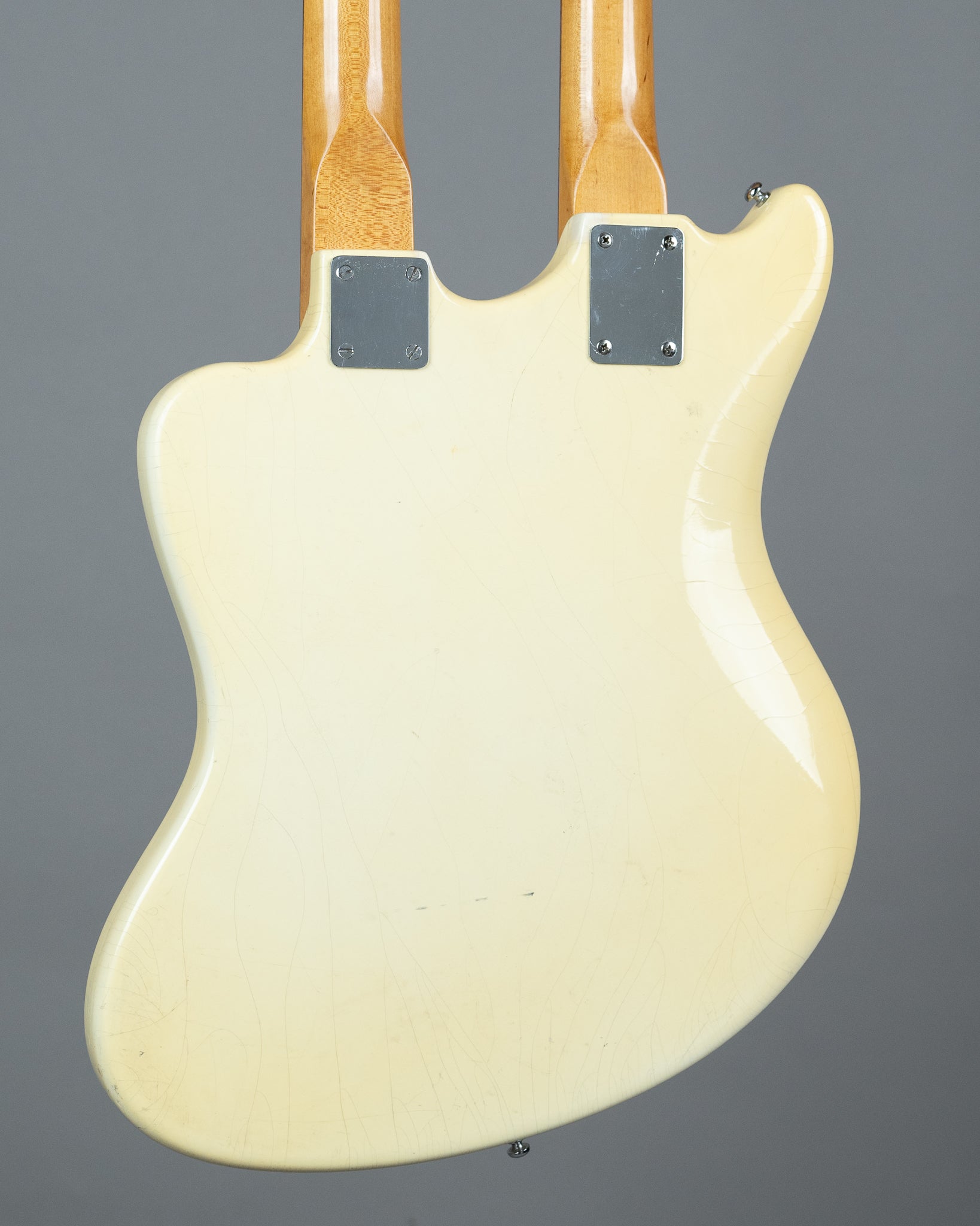 c1965 Uni Tone (Astro Tone / Guyatone) Double Neck (Japan, White, OHSC)