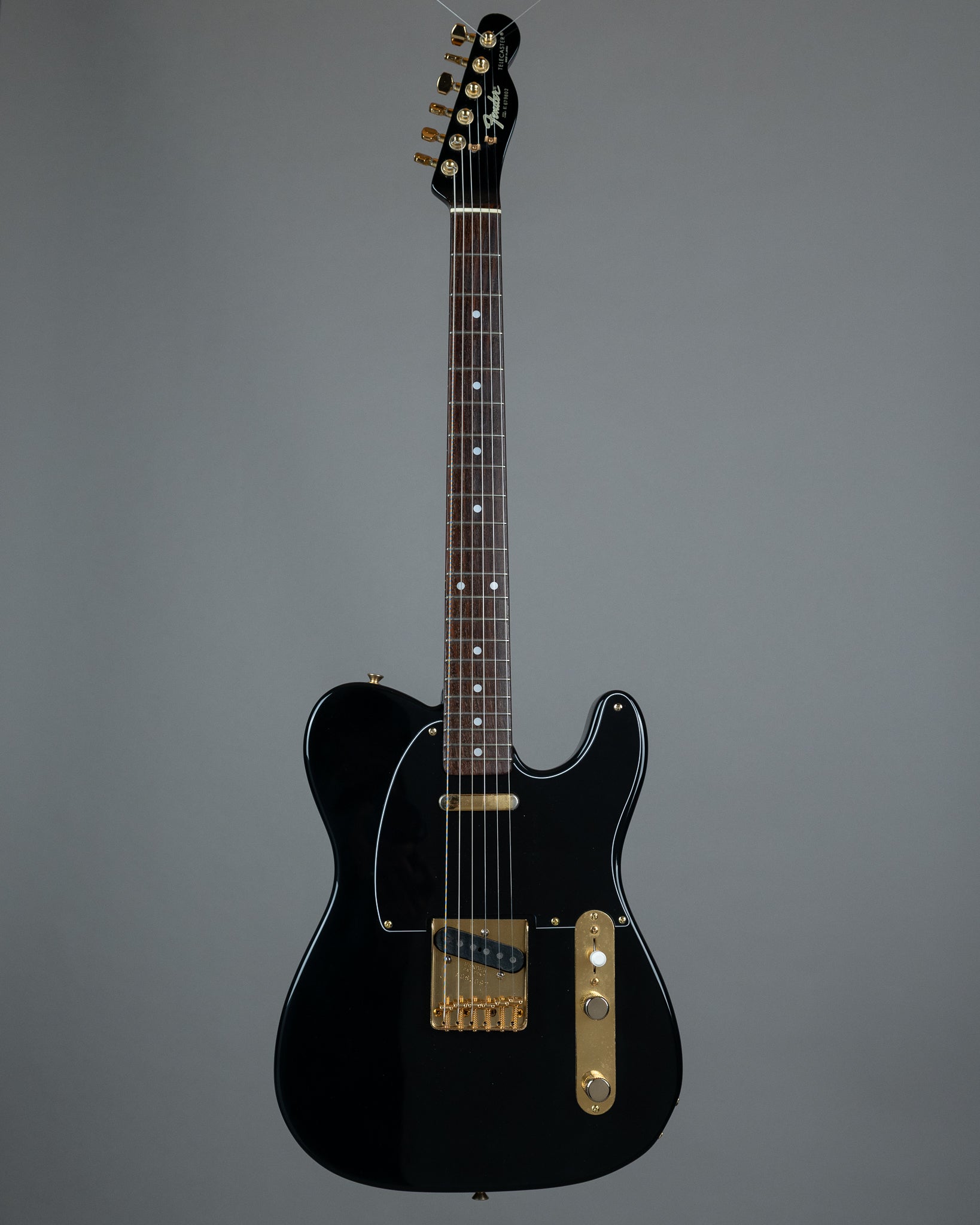c1986 Fender TLG-80 'Black and Gold' Telecaster (Japan, Black, Gold Hardware)