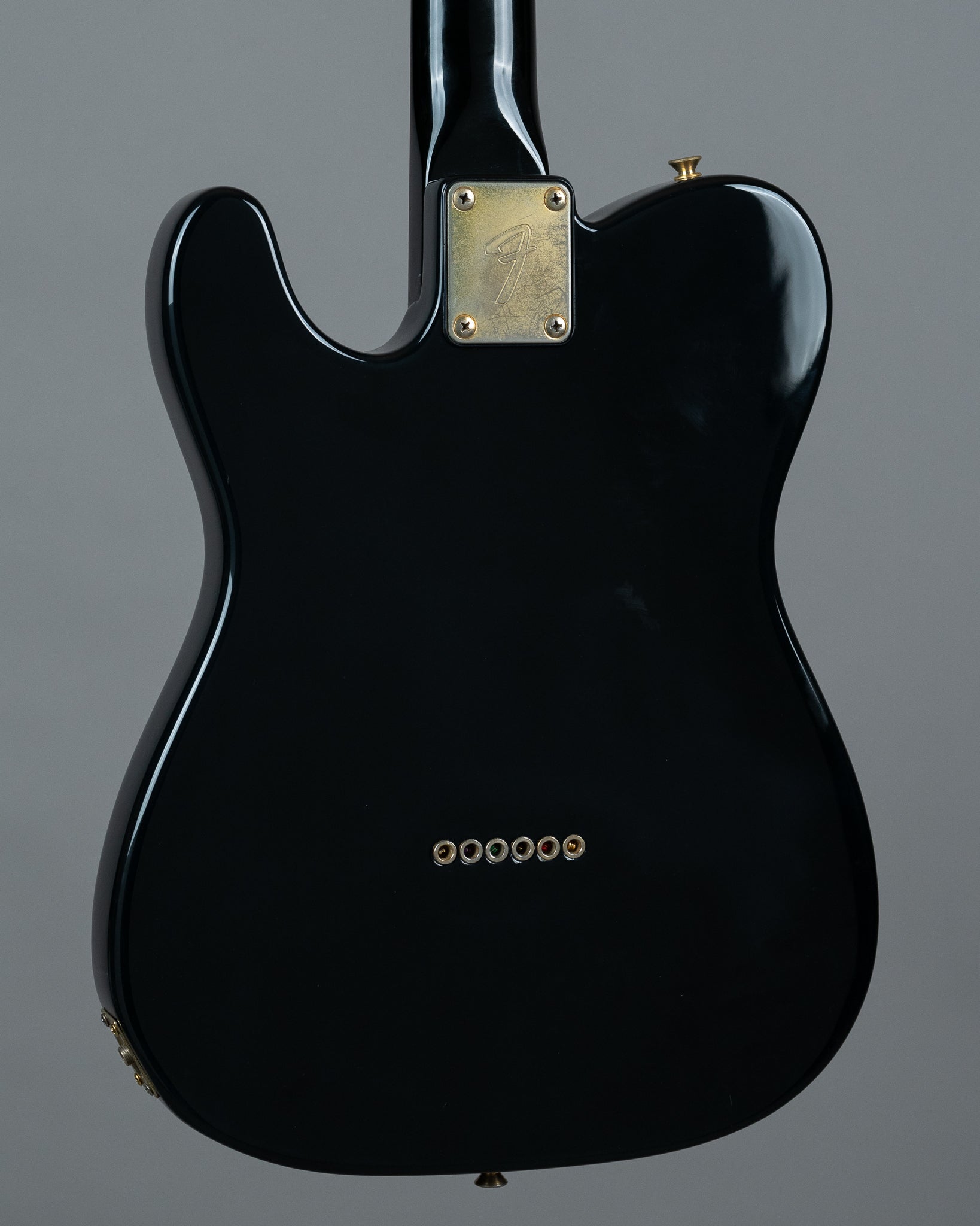 c1986 Fender TLG-80 'Black and Gold' Telecaster (Japan, Black, Gold Hardware)