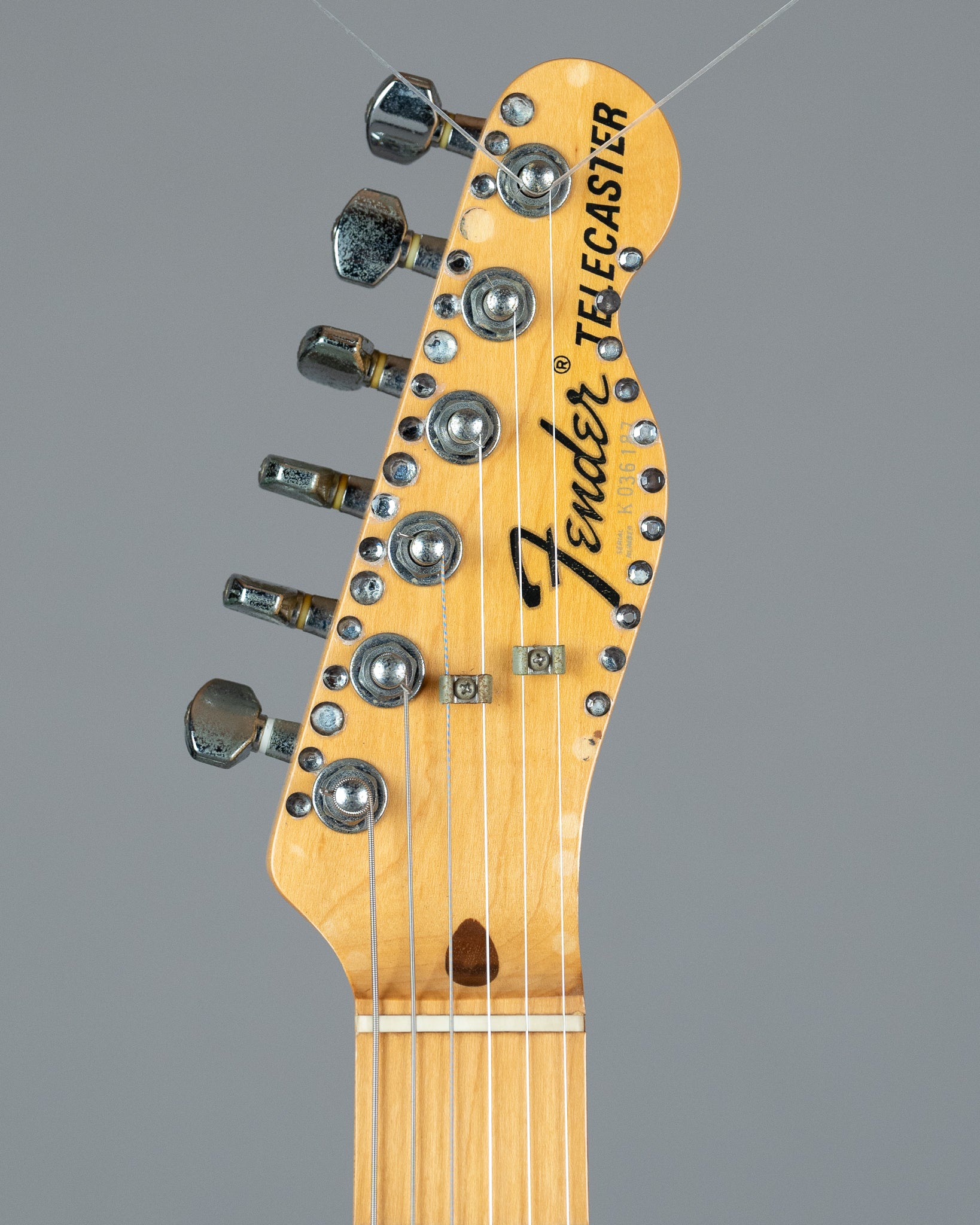 c1990 Fender TL-72 Telecaster (Japan, Natural, 'The Bedazzler')