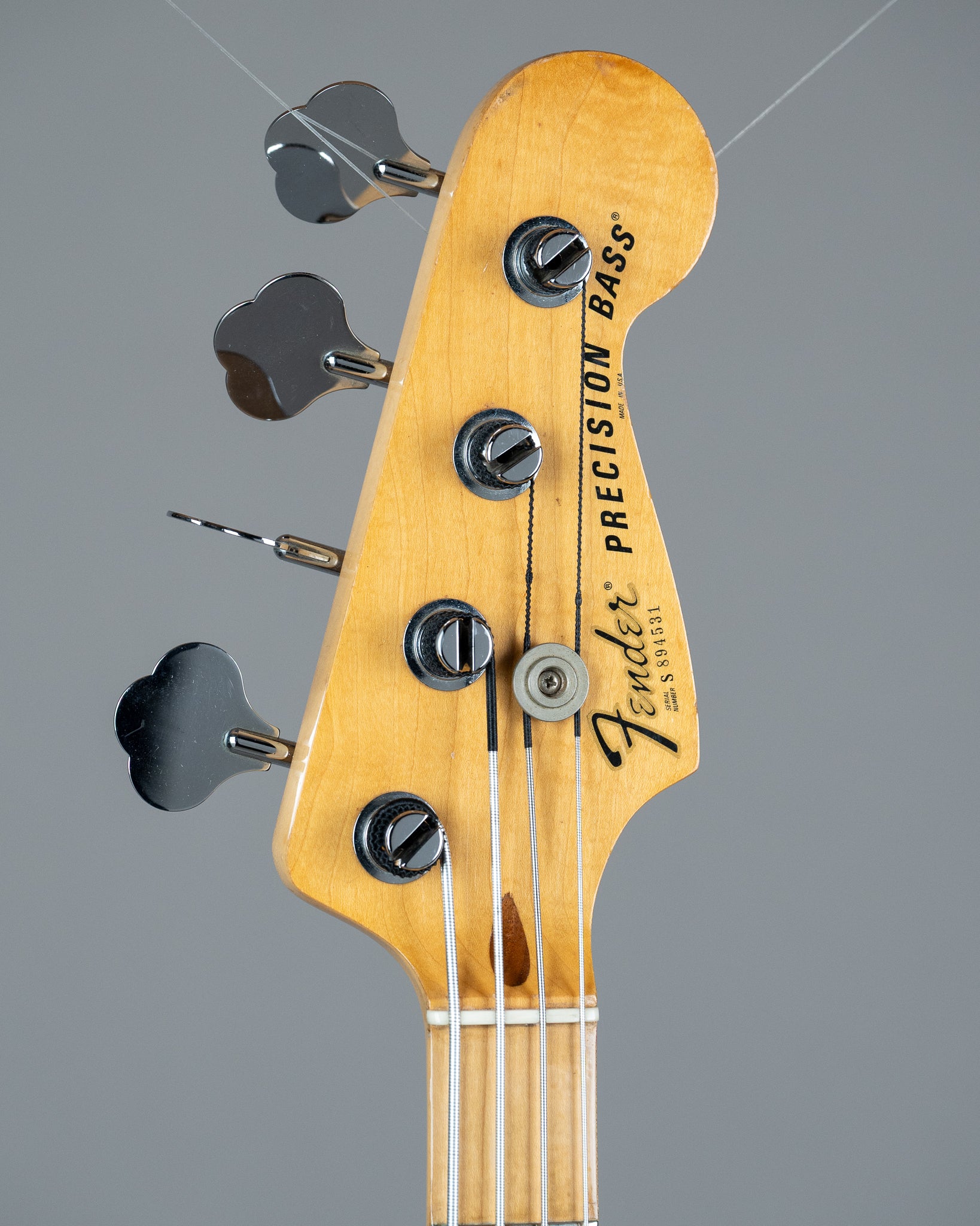 1978 Fender Precision Bass (USA, Black, OHSC no logo)
