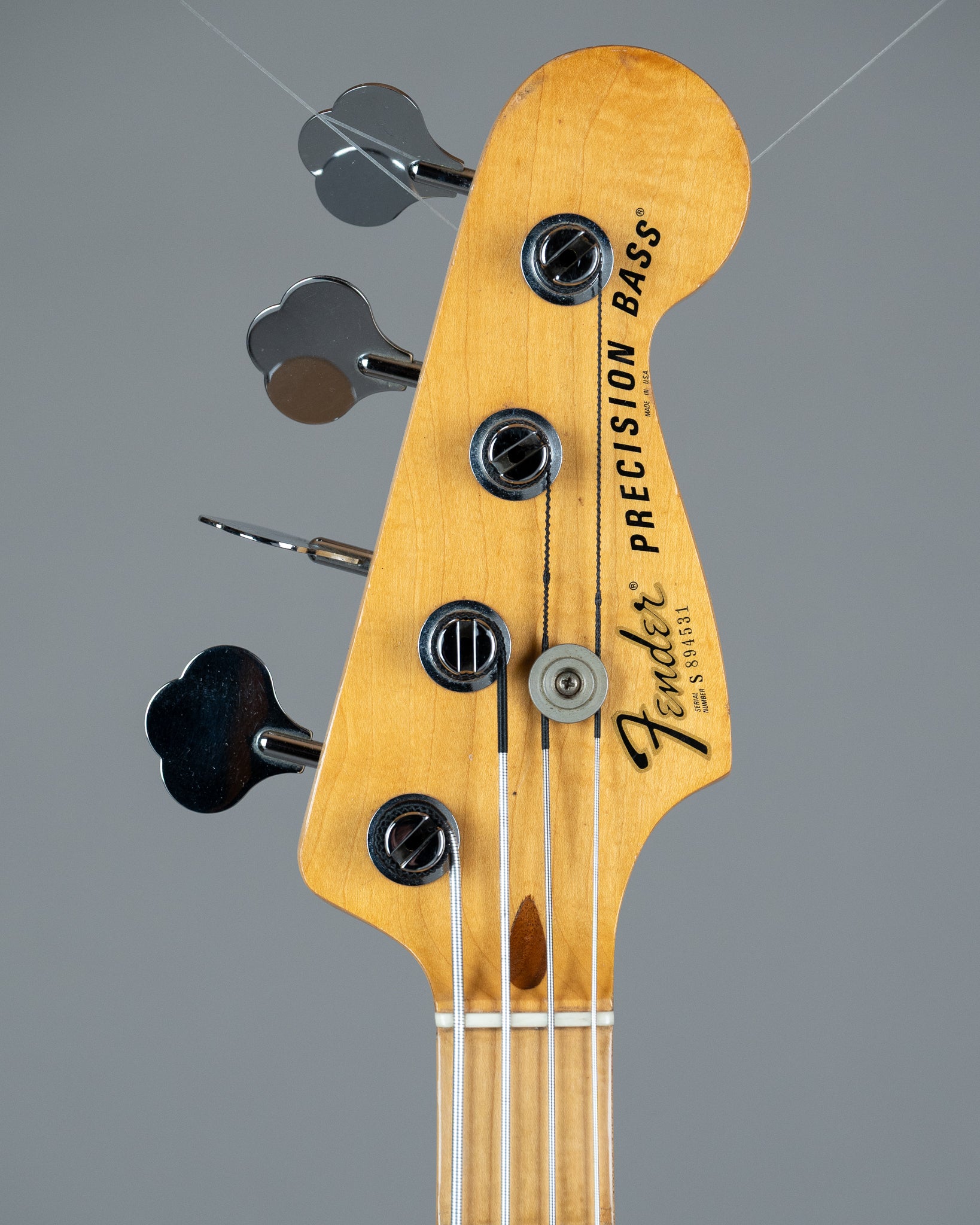 1978 Fender Precision Bass (USA, Black, OHSC no logo)