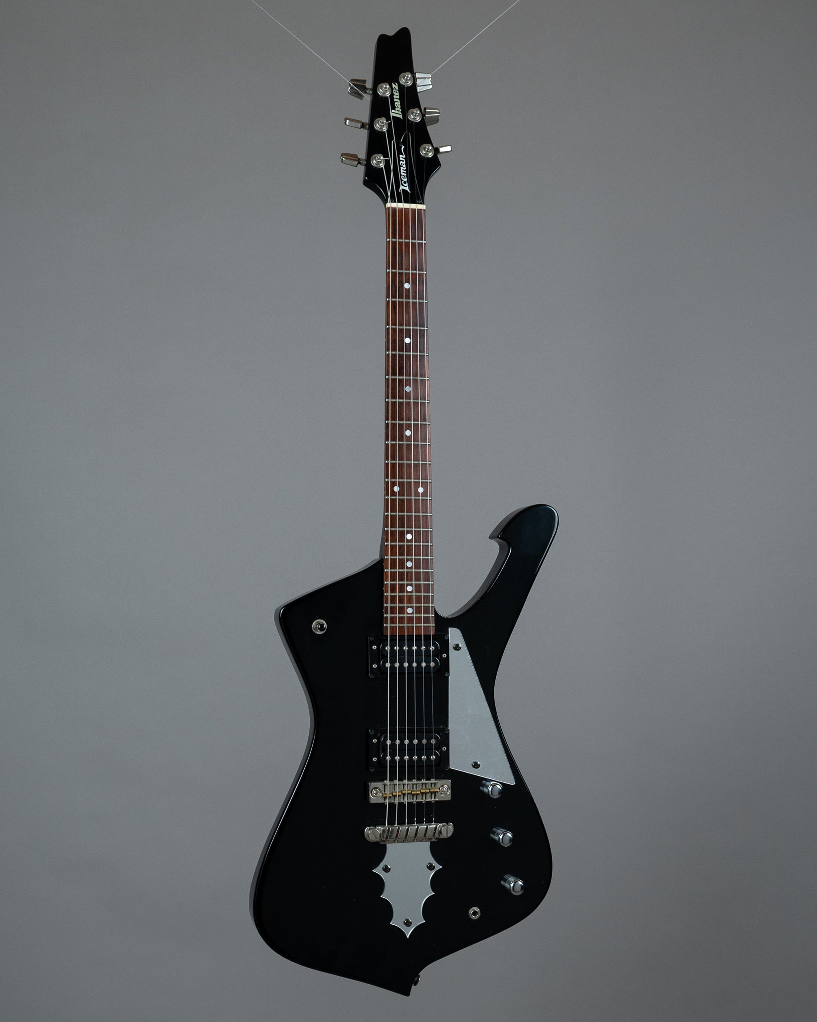 1981 Ibanez IC50 Iceman PS MOD (Japan, Black, OHSC)