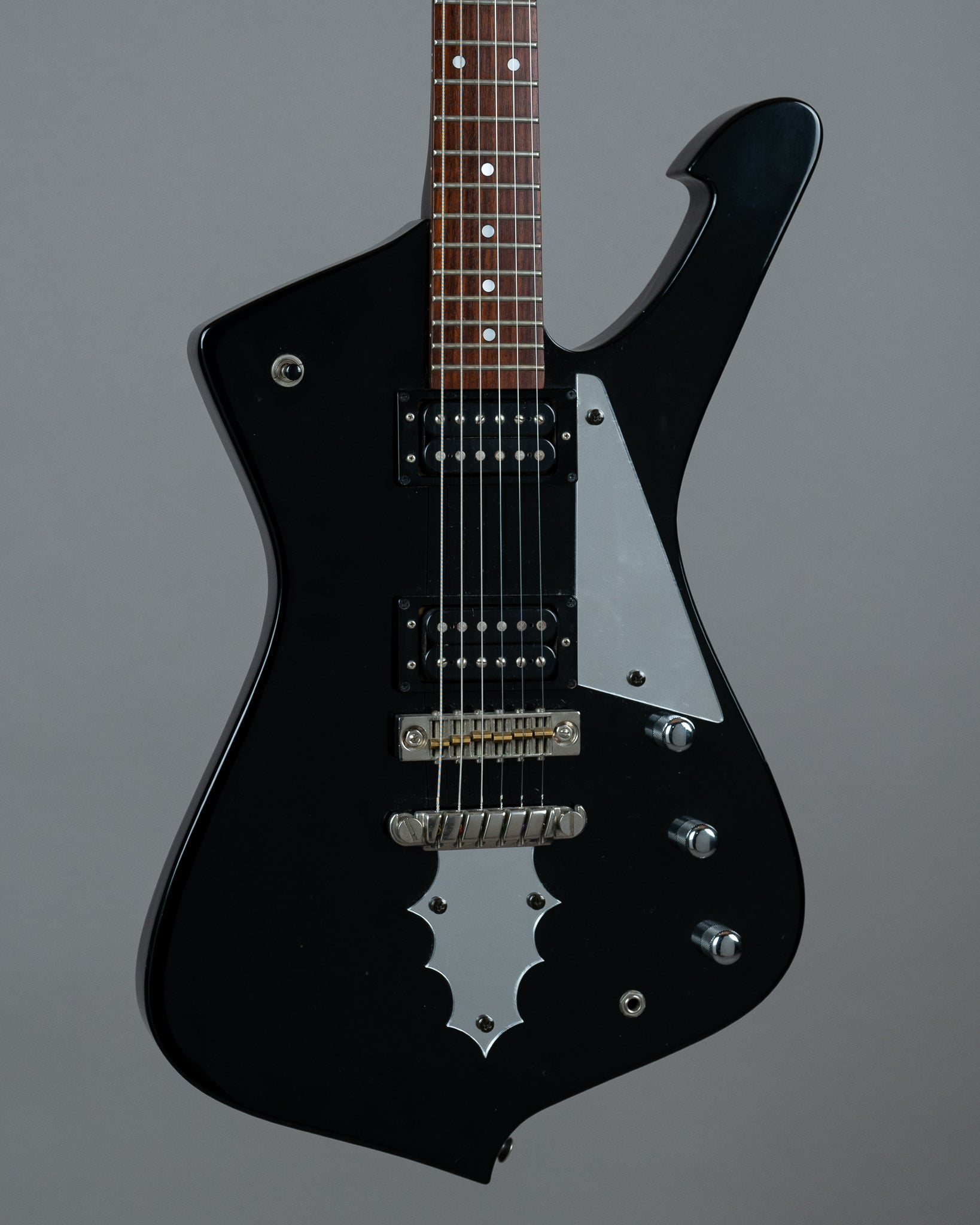 1981 Ibanez IC50 Iceman PS MOD (Japan, Black, OHSC)