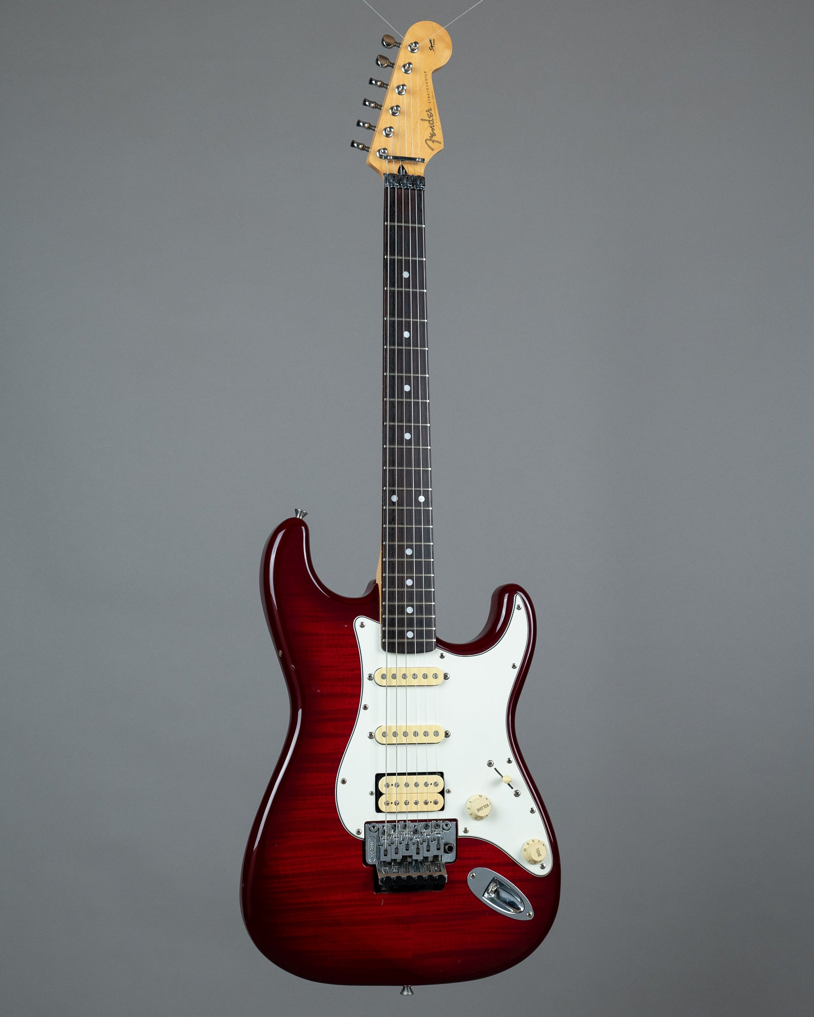 c1994 Fender Squier Series FEII (Japan, Foto Flame Red)