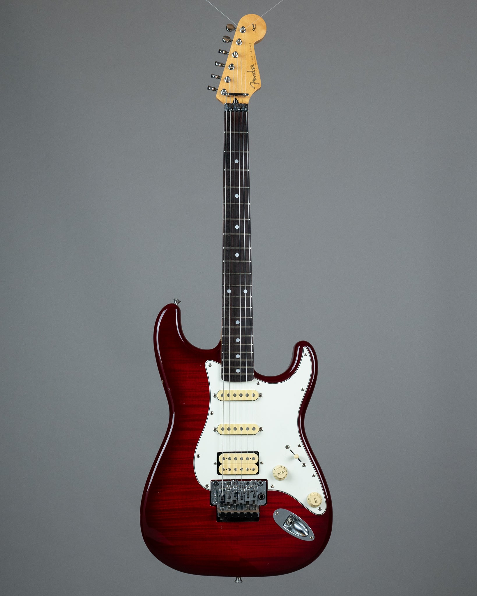 c1994 Fender Squier Series FEII (Japan, Foto Flame Red)