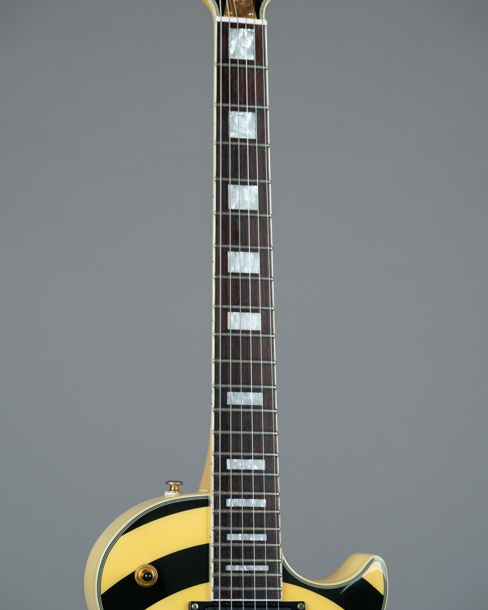 2003 Epiphone Zakk Wylde Signature Les Paul Custom (Korea, Antique Ivory with Bullseye)