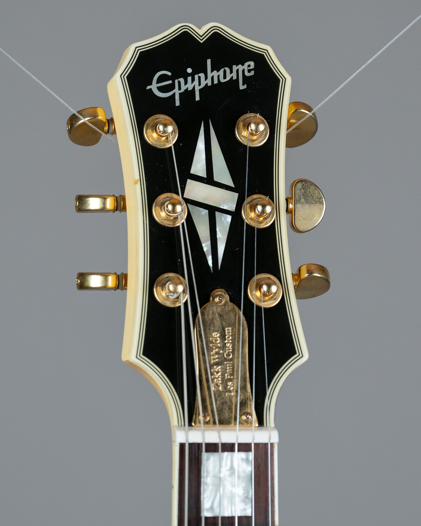 2003 Epiphone Zakk Wylde Signature Les Paul Custom (Korea, Antique Ivory with Bullseye)