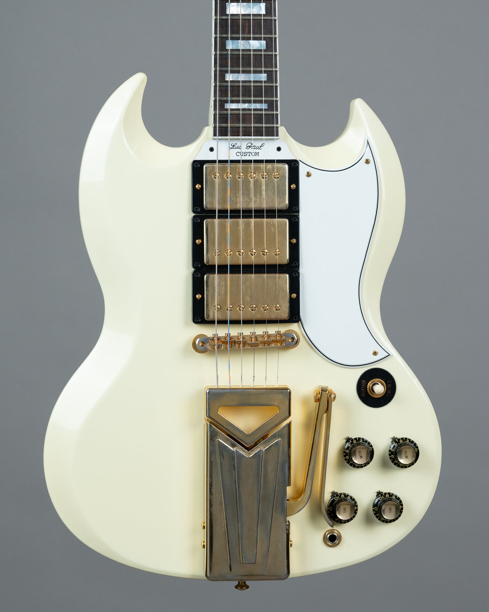 2021 Gibson Custom 60th Anniversary 1961 SG Les Paul Custom VOS (USA, Polaris White, OHSC)