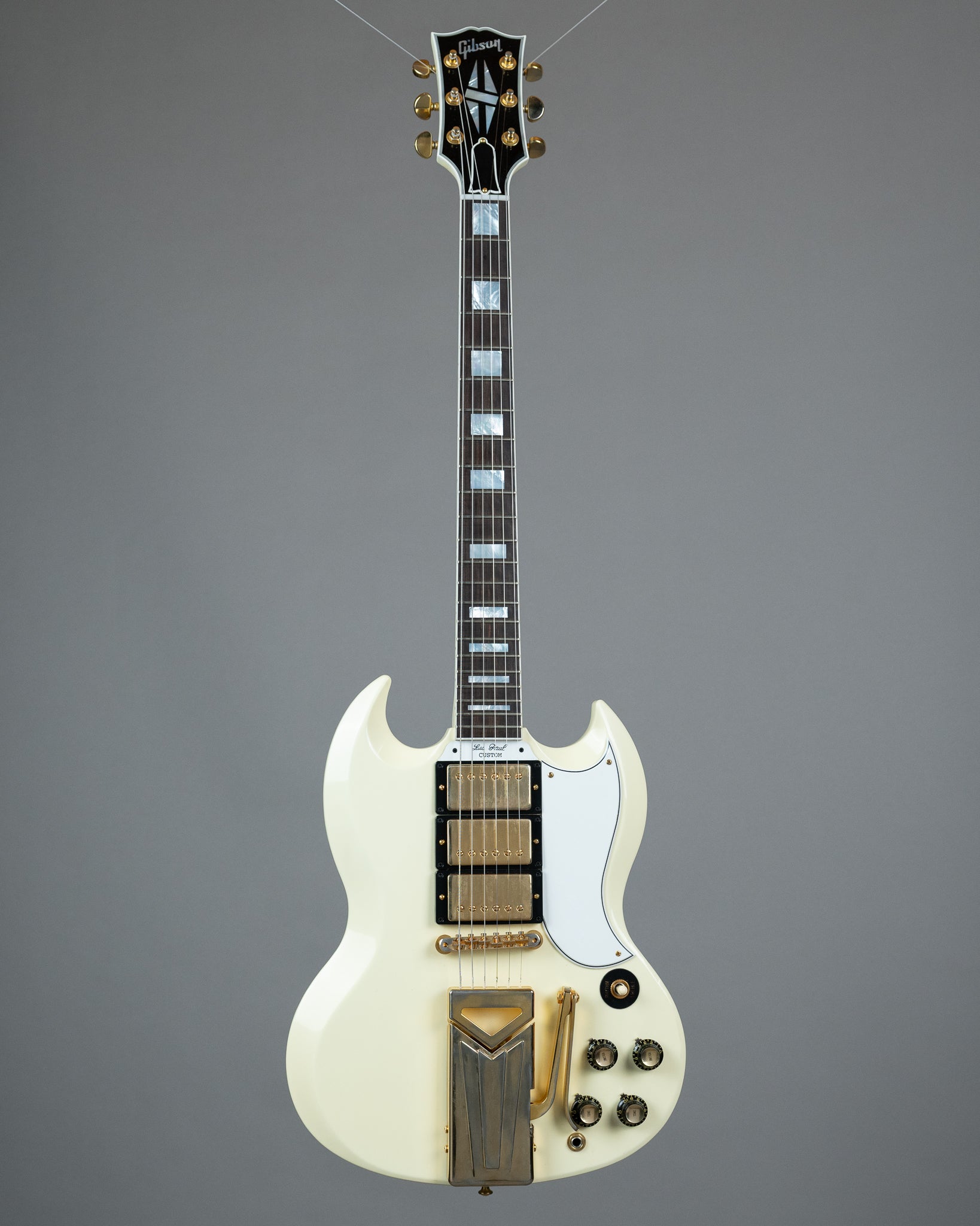 2021 Gibson Custom 60th Anniversary 1961 SG Les Paul Custom VOS (USA, Polaris White, OHSC)