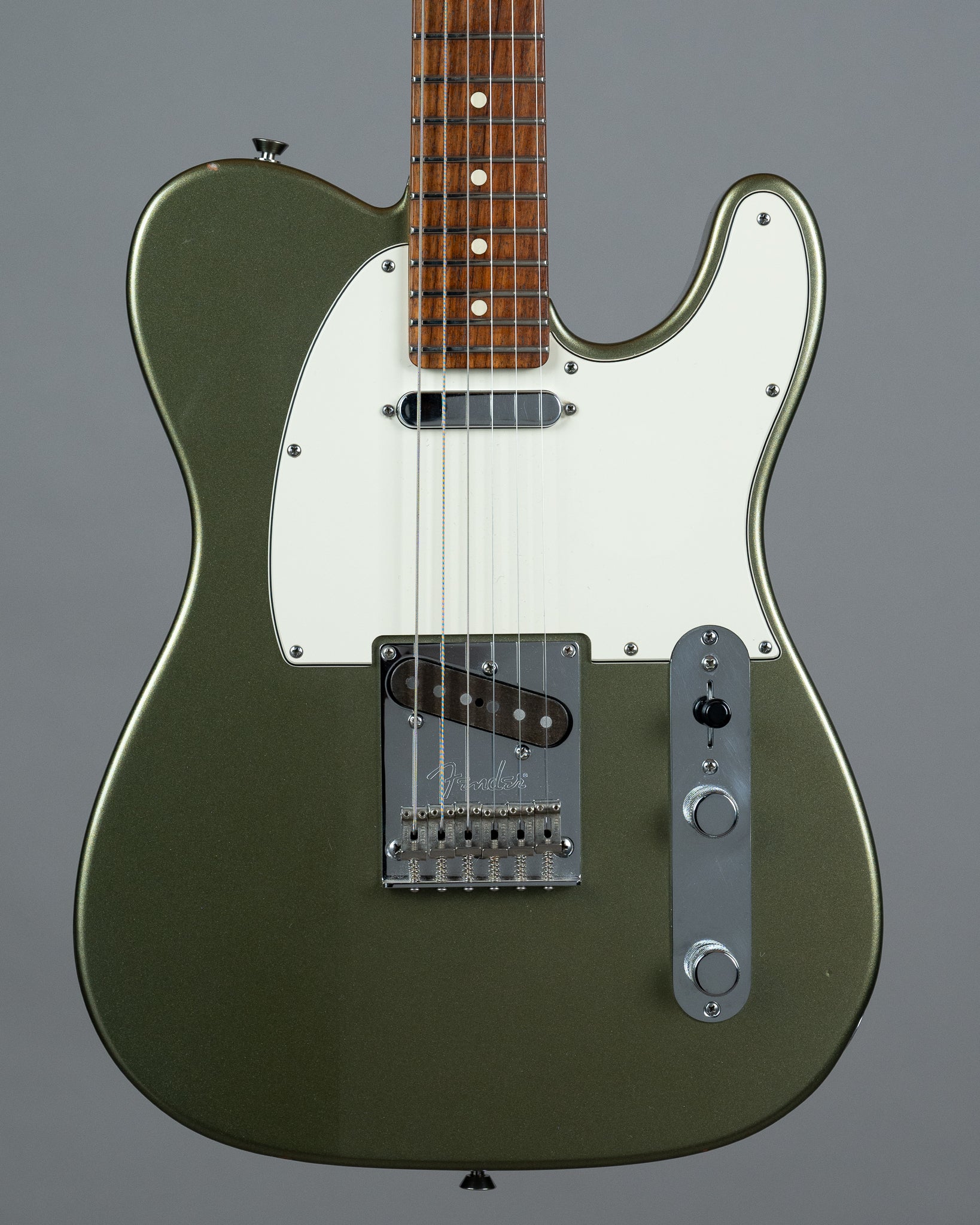 2013 Fender American Standard Telecaster (USA, Jade Pearl Metallic, OHSC)