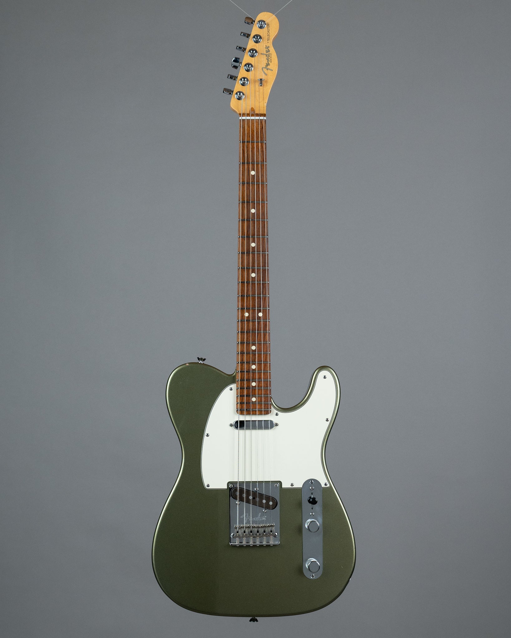 2013 Fender American Standard Telecaster (USA, Jade Pearl Metallic, OHSC)