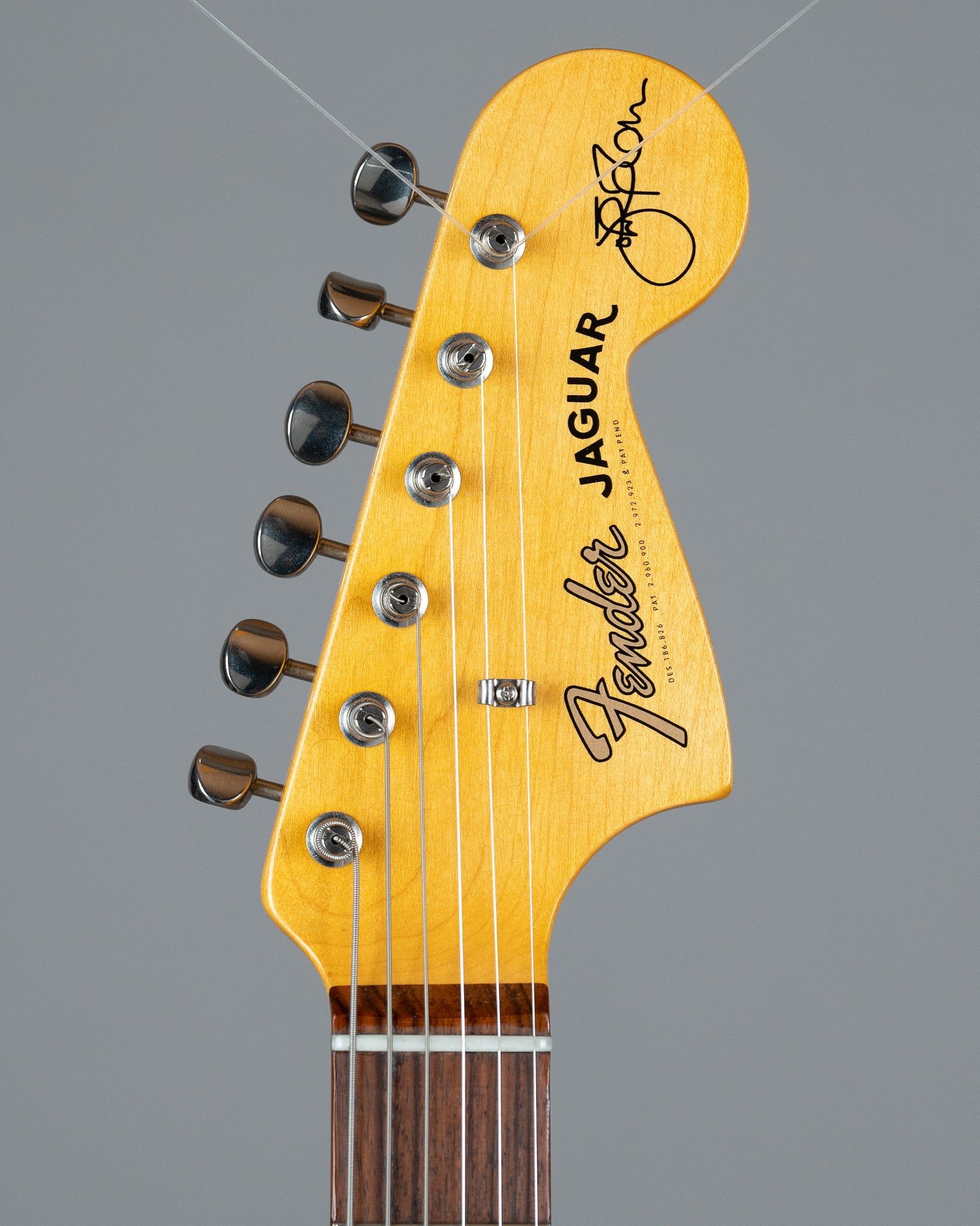 2022 Fender Limited Colour Johnny Marr Jaguar (USA, Fever Dream Yellow, OHSC and papers)