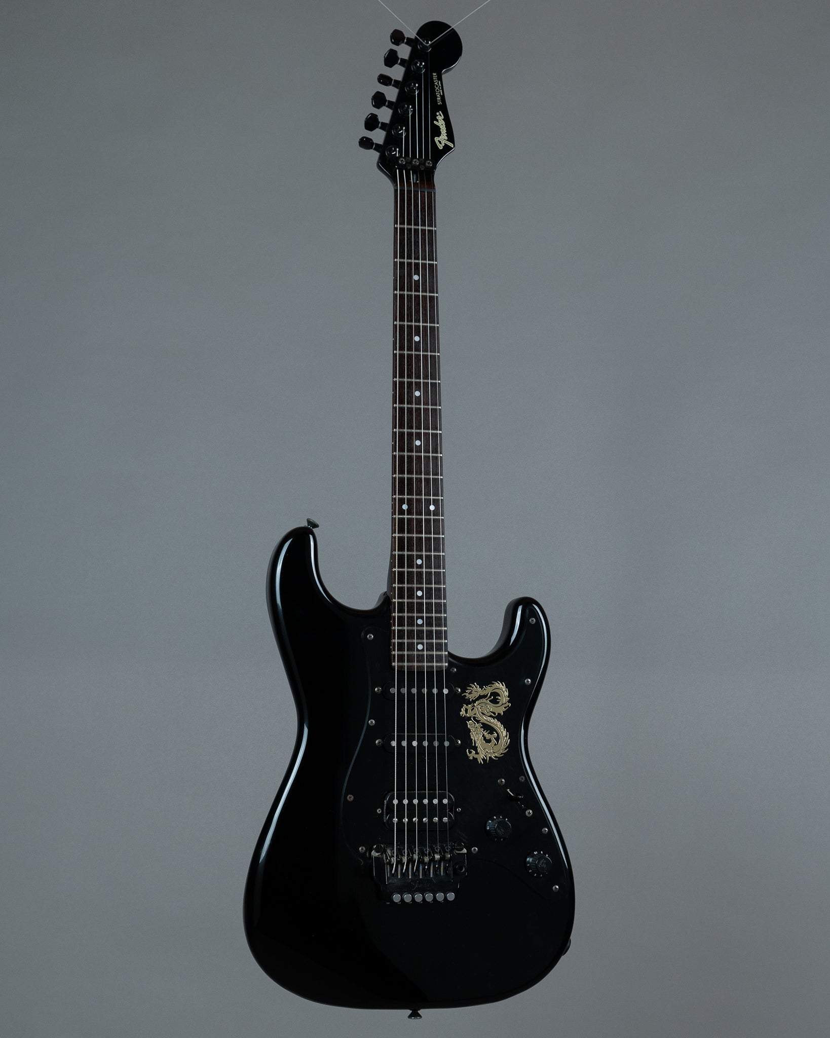 c1985-86 Fender ST-556 Boxer Series Contemporary Strat (Japan, Black)