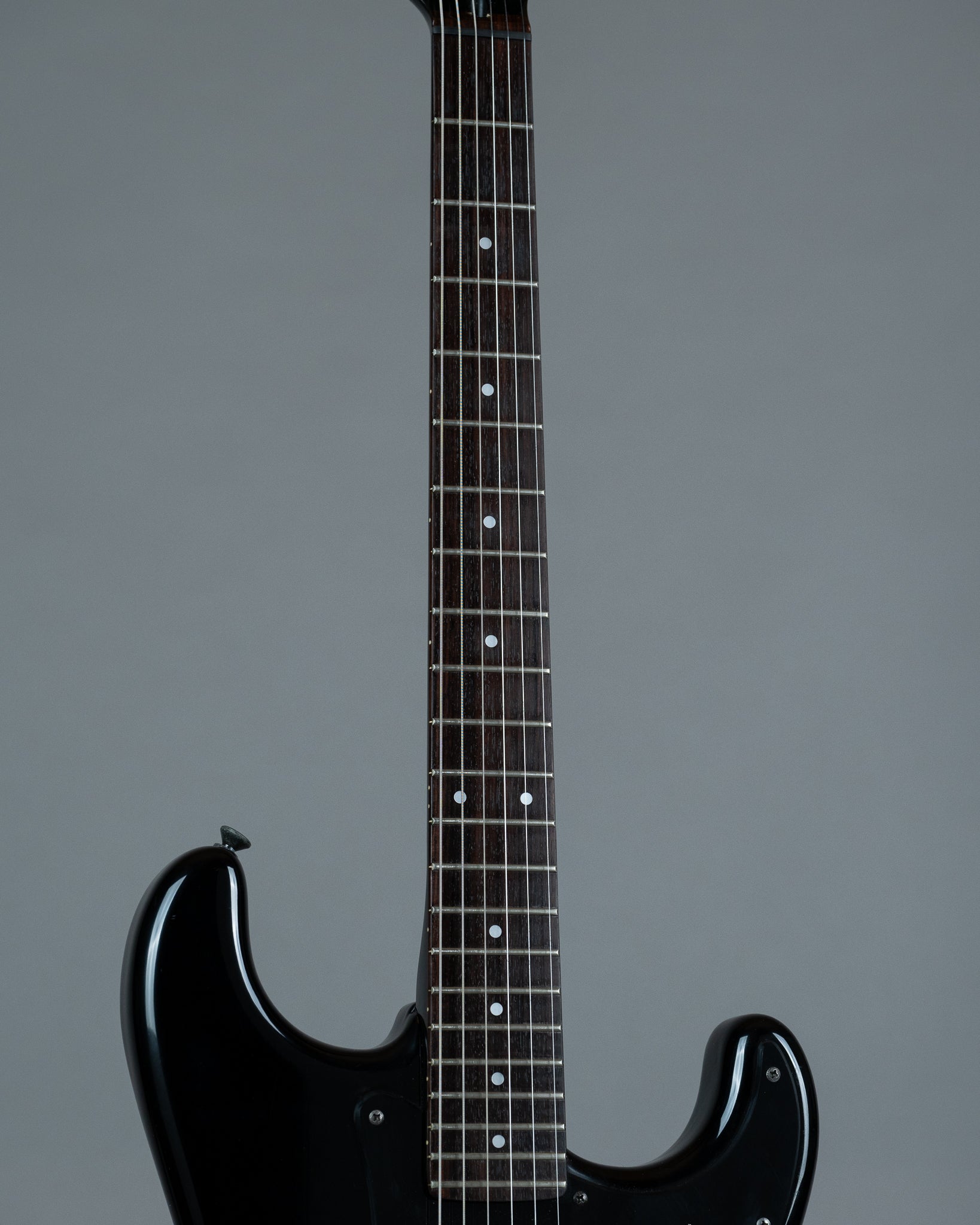c1985-86 Fender ST-556 Boxer Series Contemporary Strat (Japan, Black)