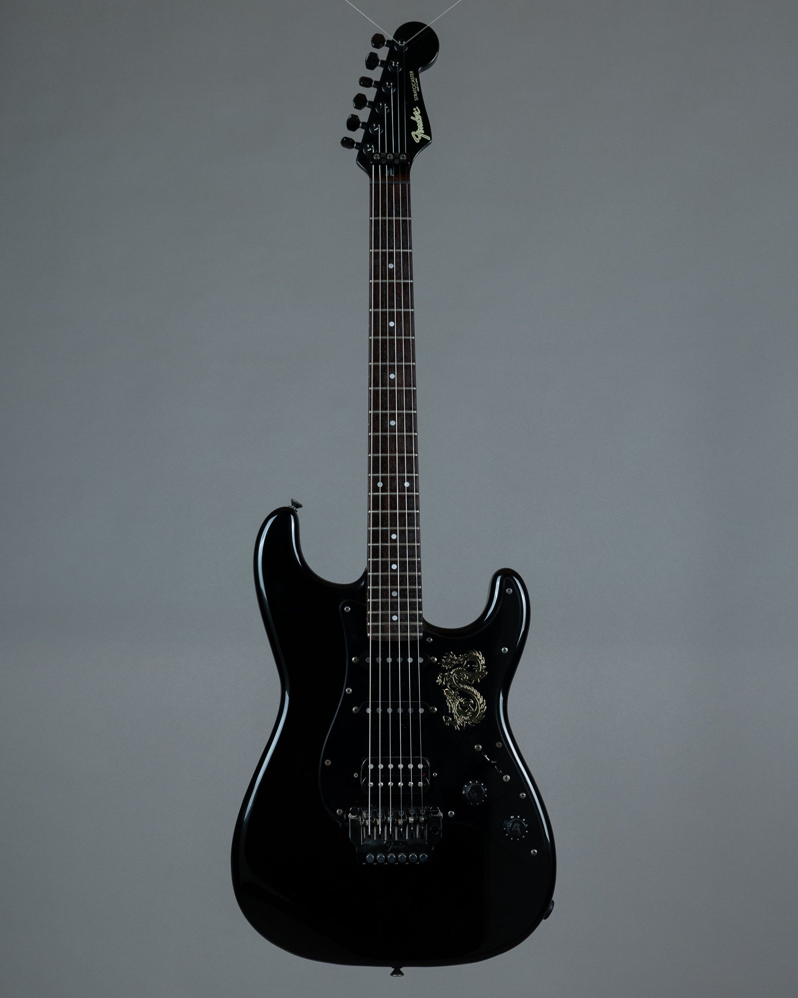 c1985-86 Fender ST-556 Boxer Series Contemporary Strat (Japan, Black)