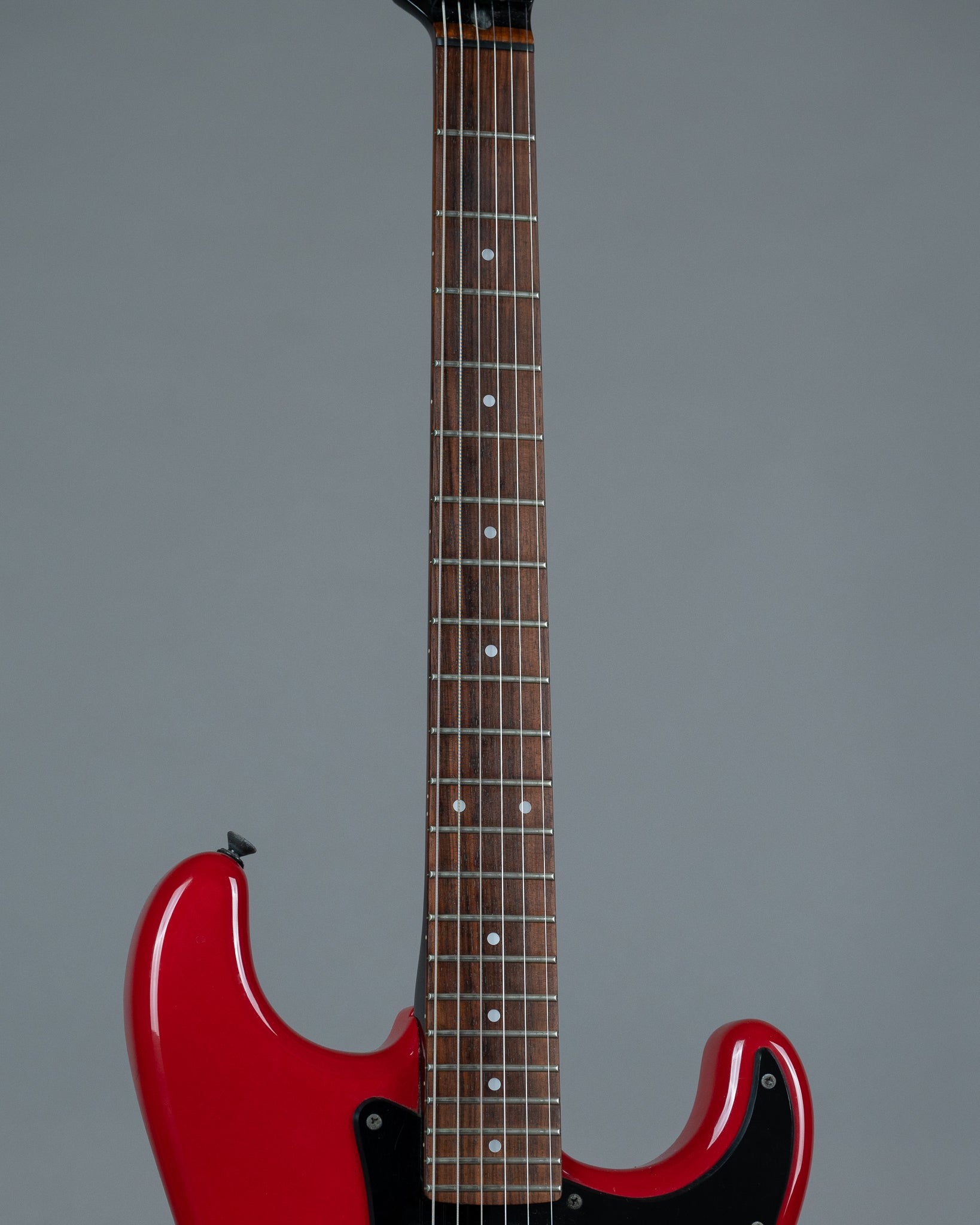 c1985-86 Fender ST-556 Boxer Series Contemporary Strat (Japan, Red)