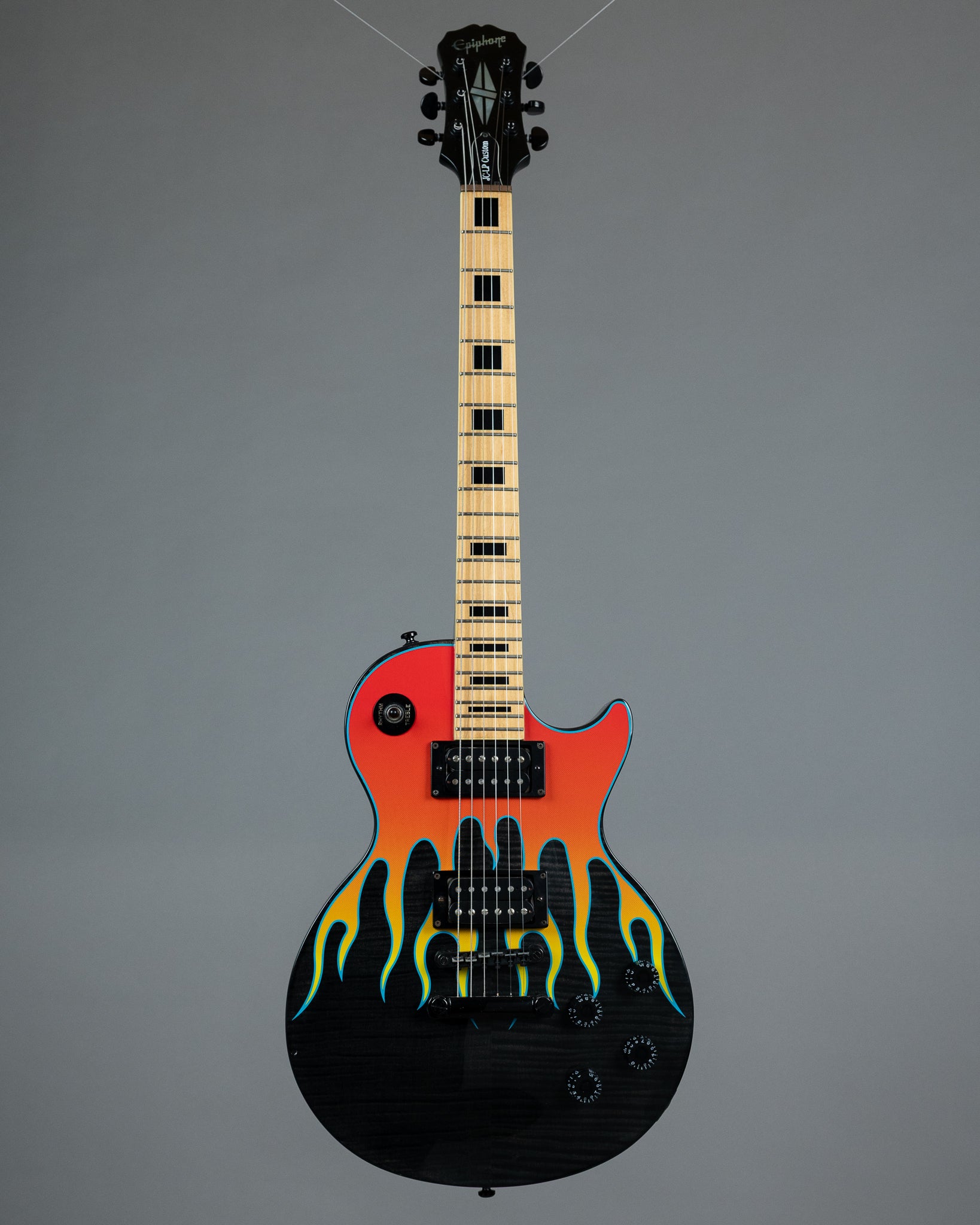2004 Epiphone Les Paul Custom John Connolly (Korea, Trans Grey Maple Flame)