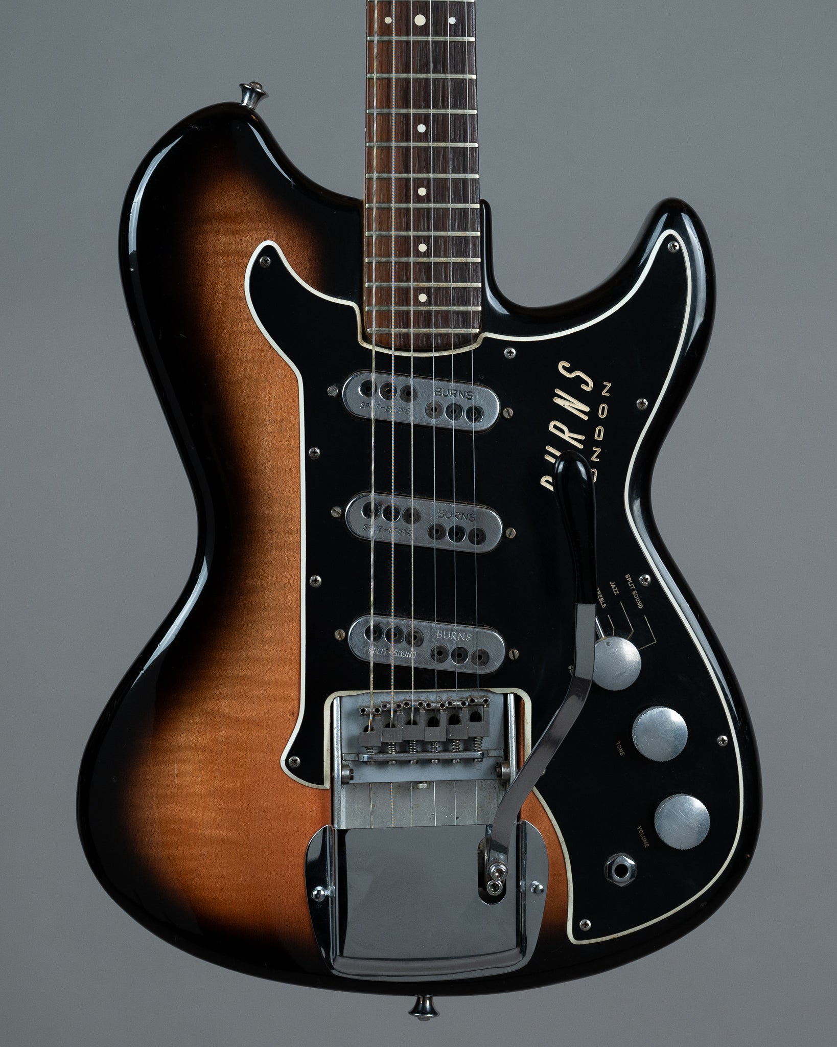 1963 Burns Split Sonic (England, Sunburst, HSC)