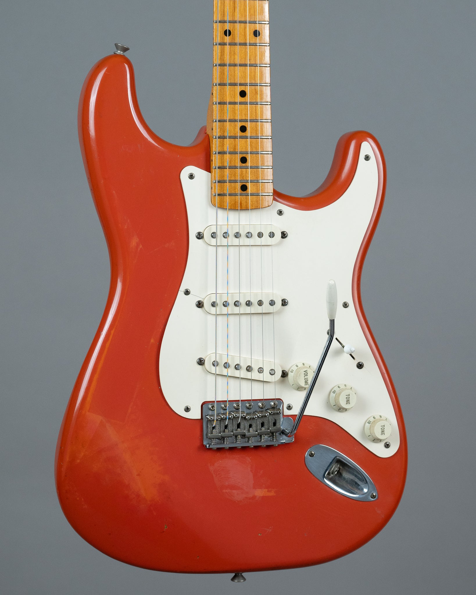 1999 Fender 57 Reissue American Vintage Stratocaster (USA, Fiesta Red, Tweed HC)