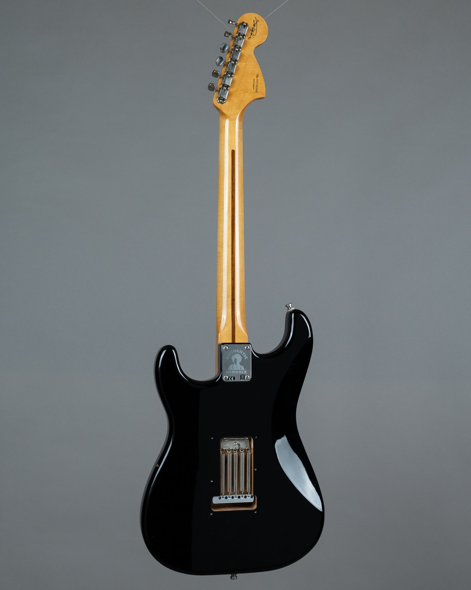 2015 Fender Jimi Hendrix Stratocaster (Mexico, Black, HSC)