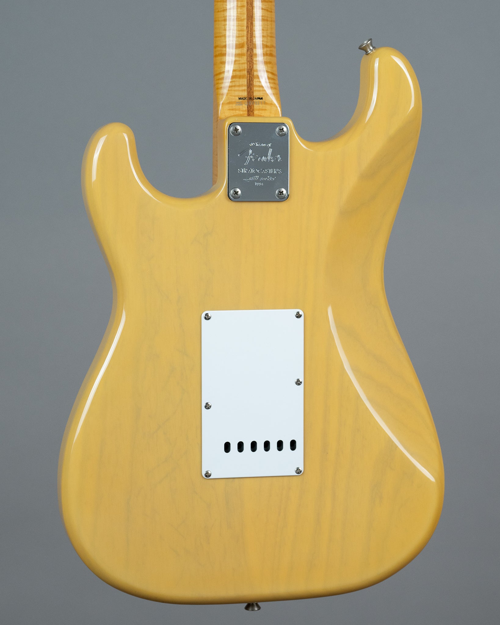 1994 Fender ST-54-70AS 40 Year Edition Stratocaster (Japan, Foto Flame, Aged White Blonde, HSC)