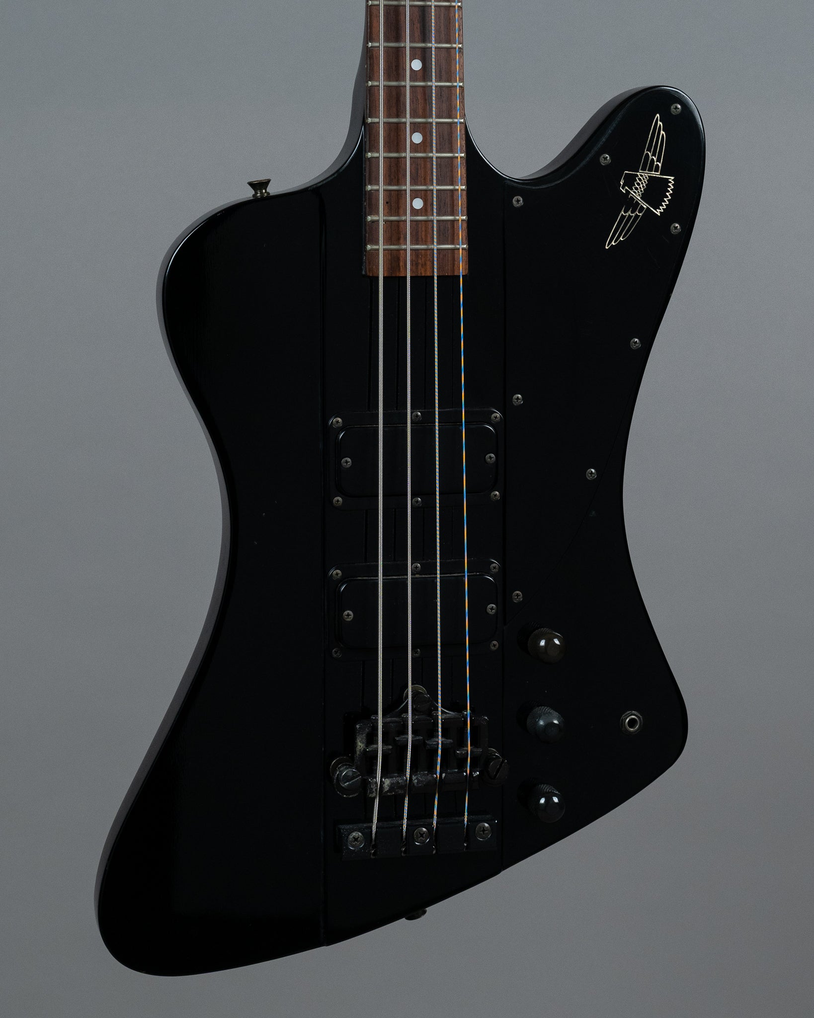 1990 Greco TB-700 'Power Rock Bass' Thunderbird (Japan, Black)