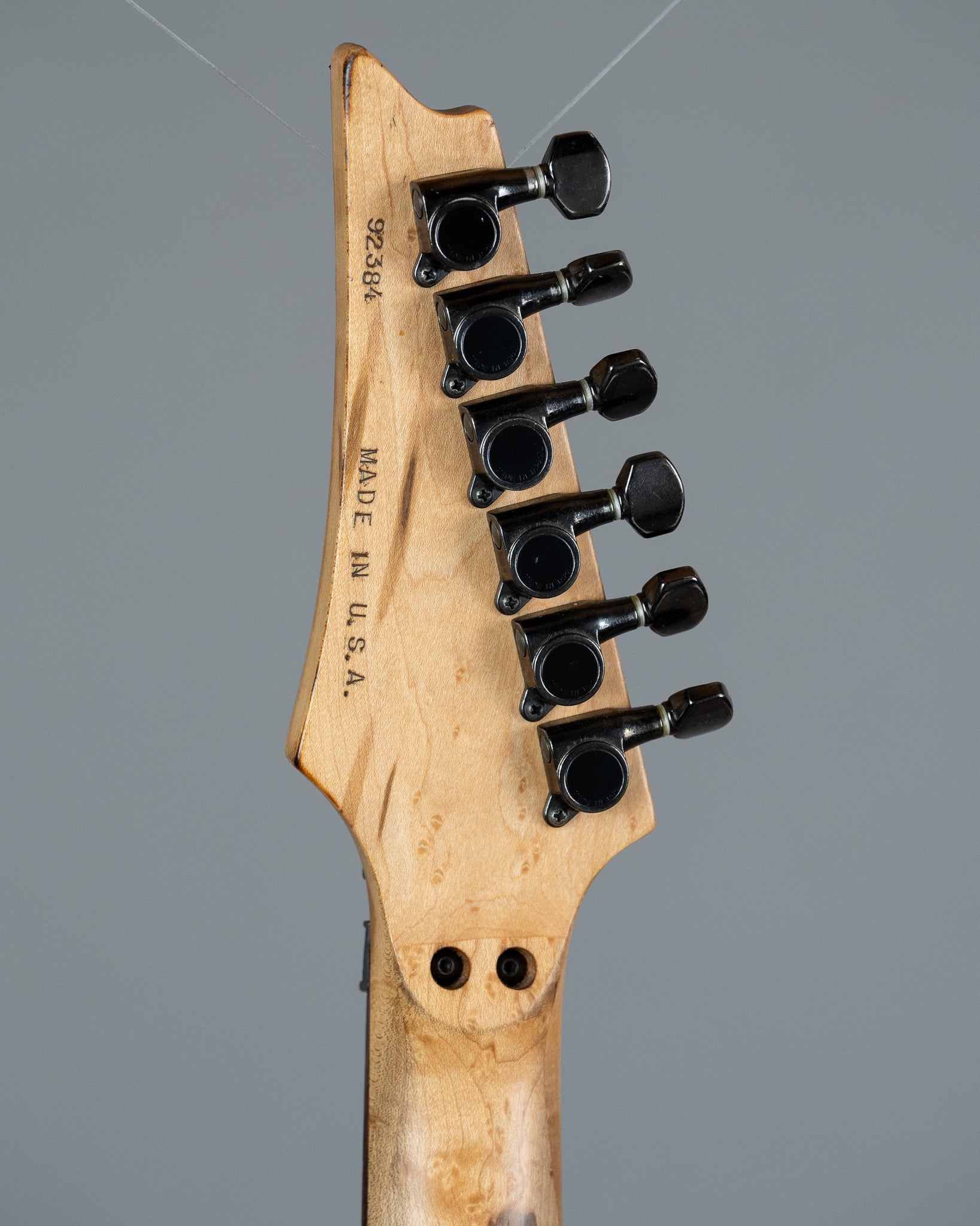 c1992 Ibanez USA Custom RG UCEWQM (USA, Transparent Ebony, HSC)