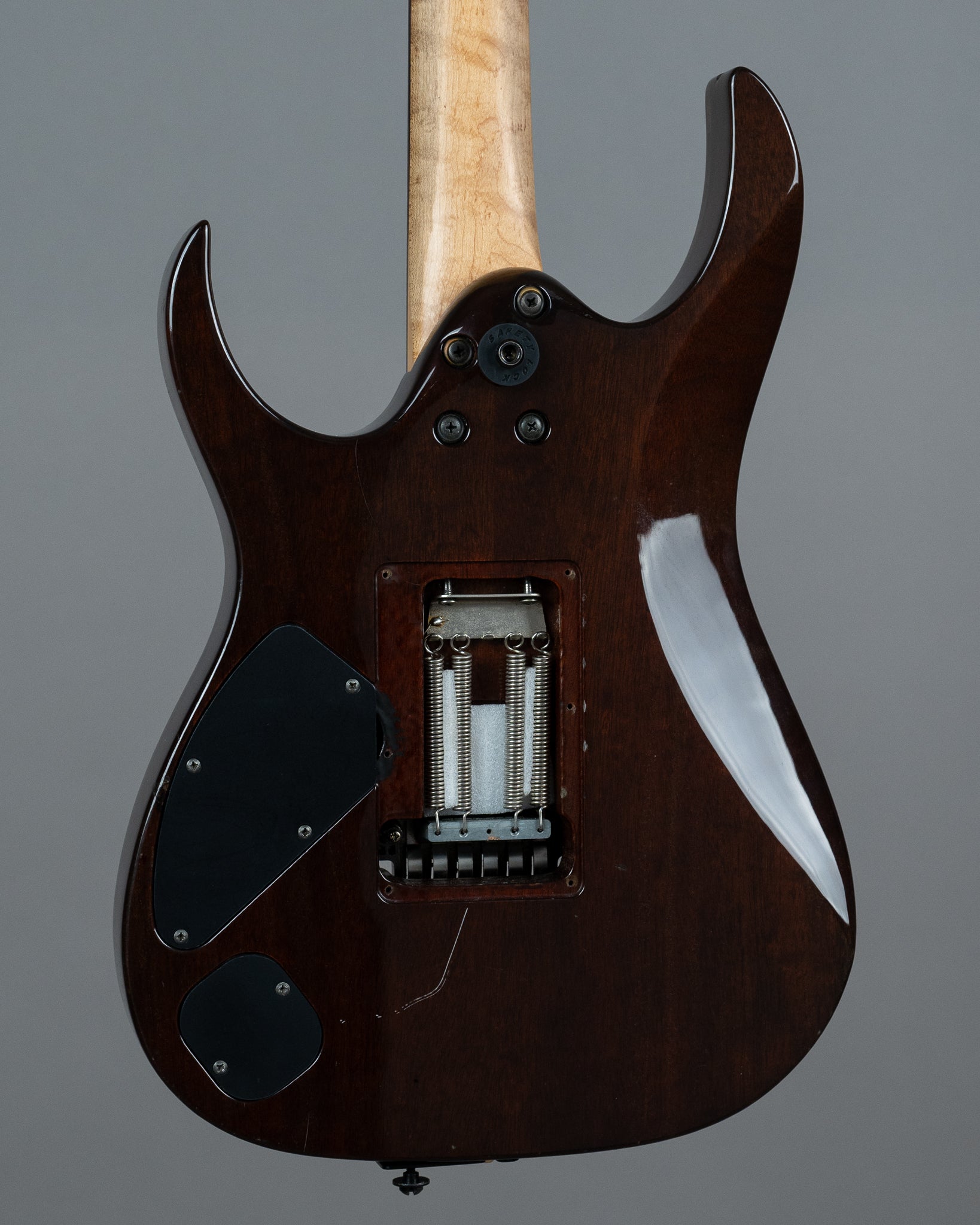 c1992 Ibanez USA Custom RG UCEWQM (USA, Transparent Ebony, HSC)