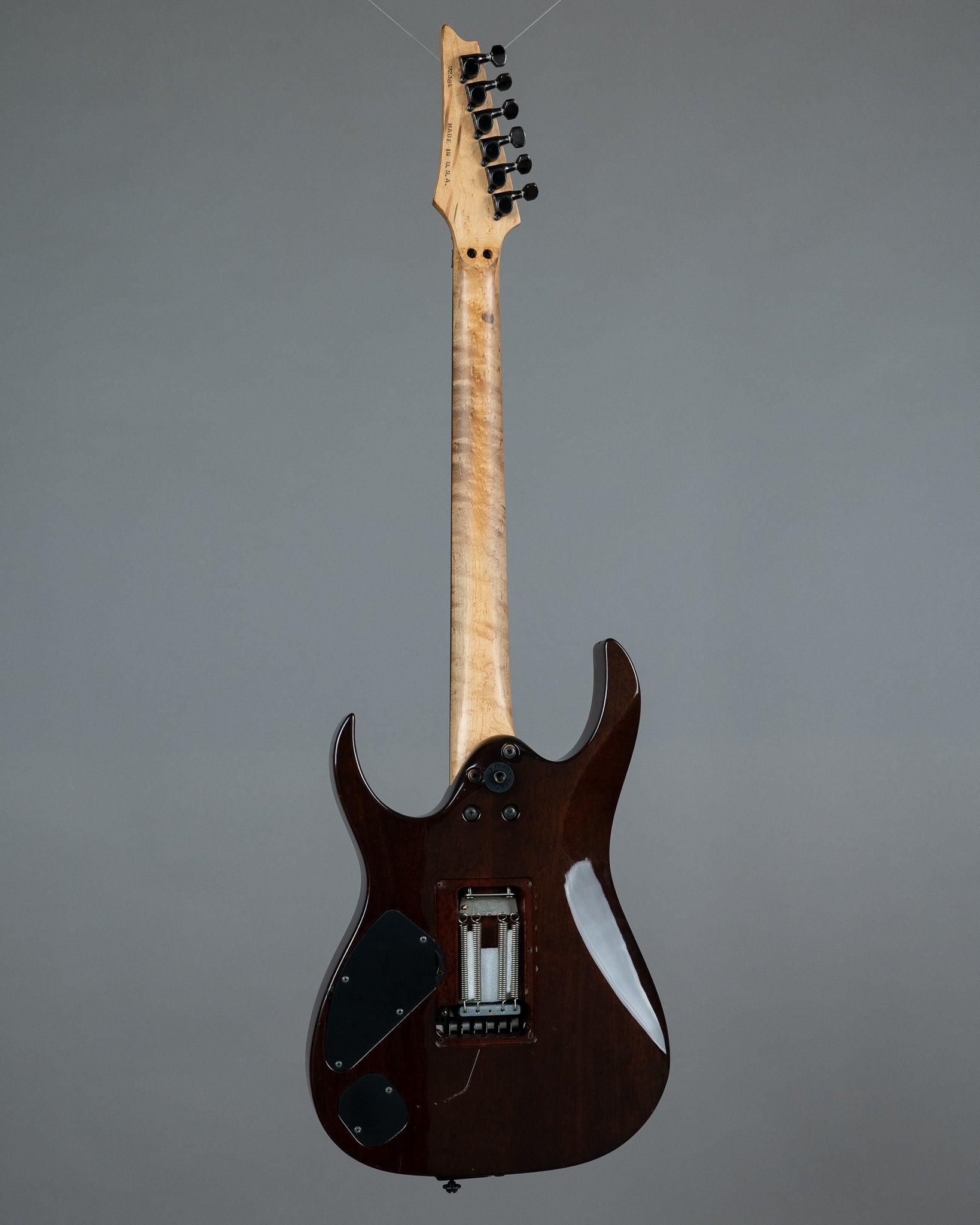 c1992 Ibanez USA Custom RG UCEWQM (USA, Transparent Ebony, HSC)