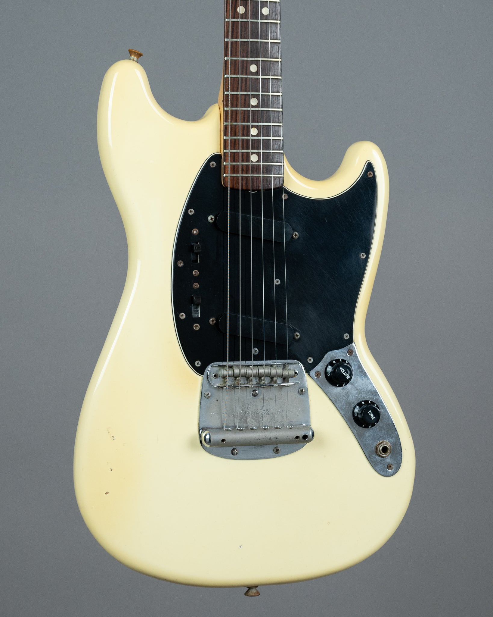 1979 Fender Mustang (USA, Olympic White, OHSC)