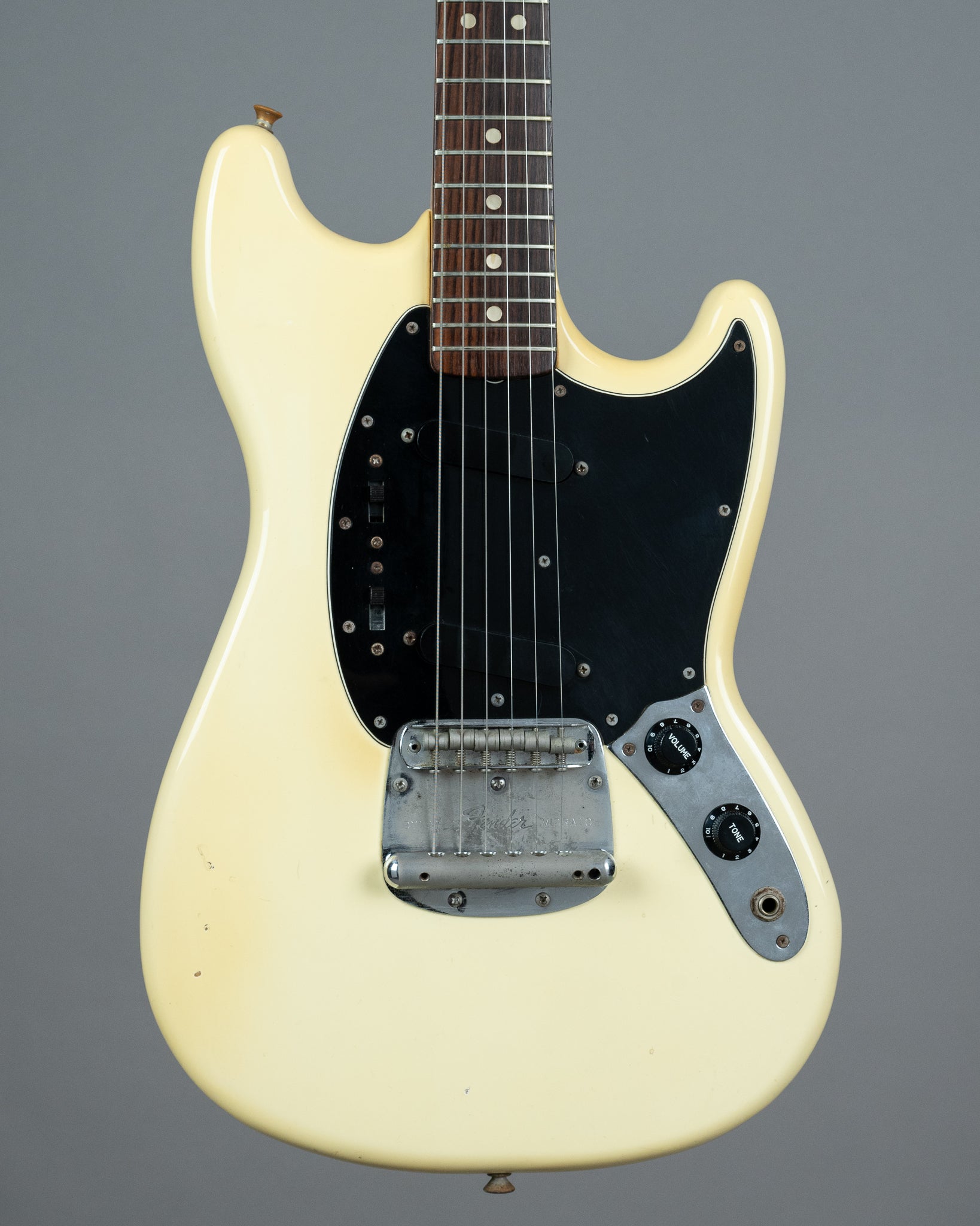 1979 Fender Mustang (USA, Olympic White, OHSC)