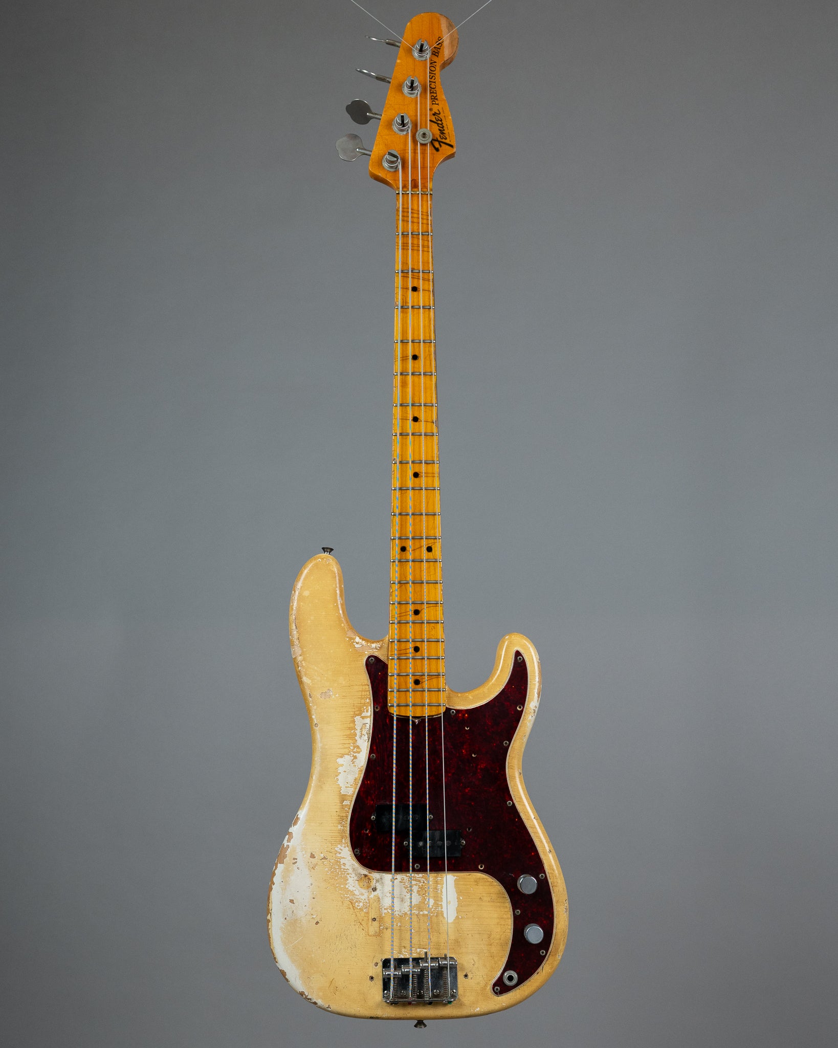 1971 Fender Precision Bass (USA, Olympic White, HSC)