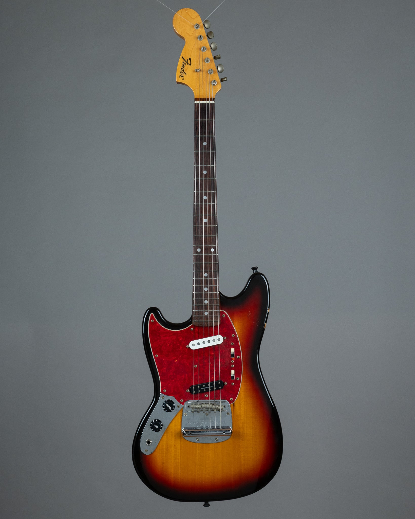 c1994 Fender MG-69 Mustang MOD Left Handed (Japan, Sunburst)