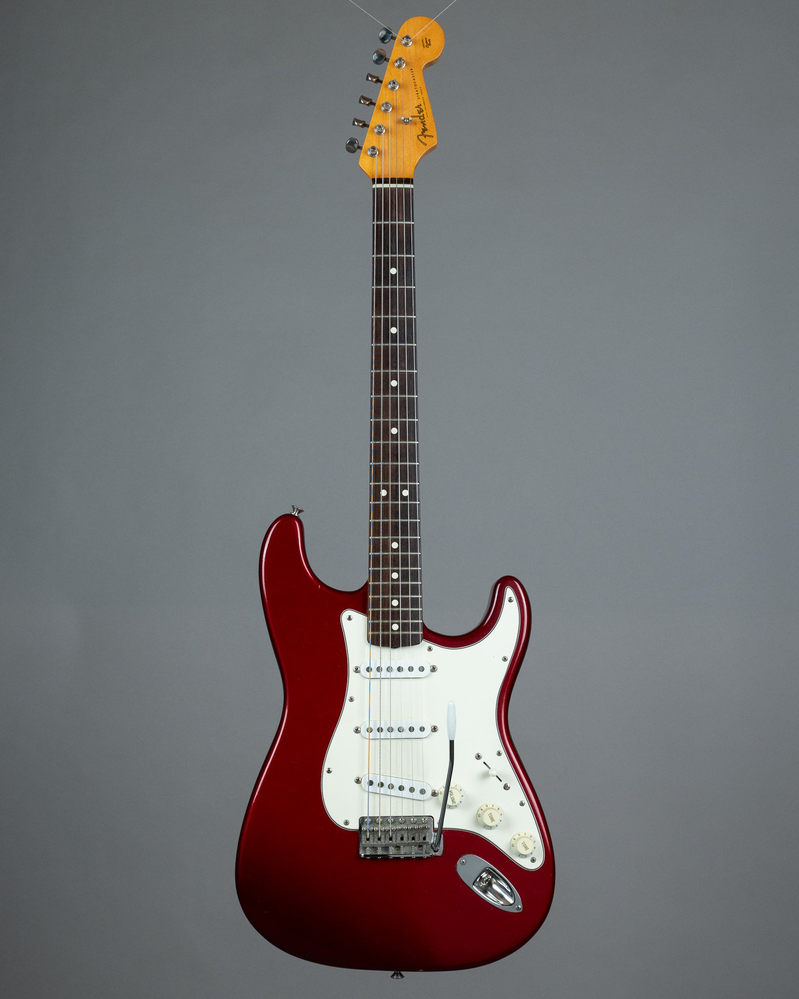 1988 Fender American Vintage '62RI Stratocaster (USA, Candy Apple Red Refin, Fender HC)