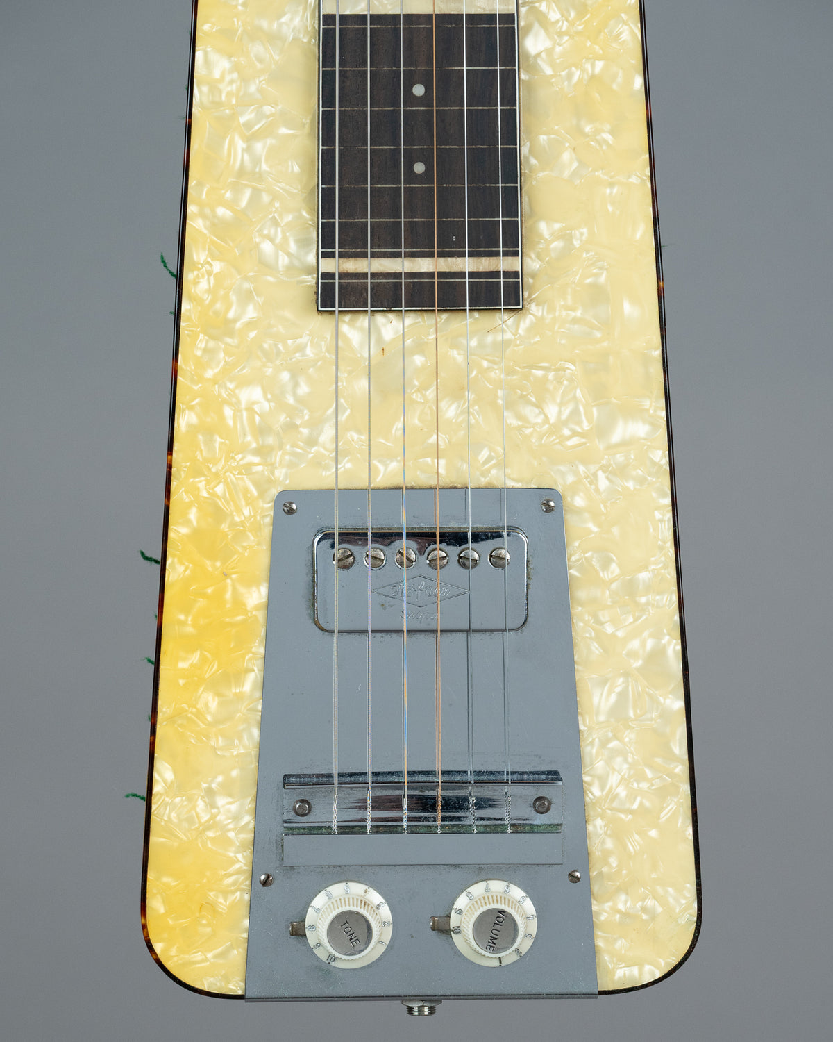 c1965 Hofner 'Hawaiian Artist' 115 Lap Steel (West Germany, Pearloid, OHSC)
