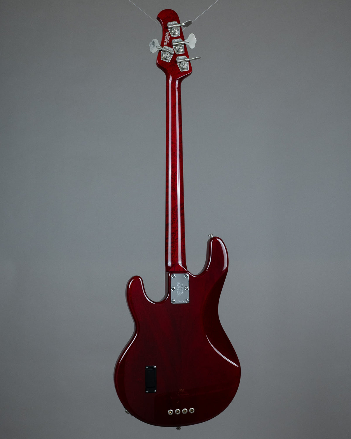 2006 Ernie Ball Music Man 30th Anniversary Stingray 4 (USA, Crimson Transparent, OHSC)
