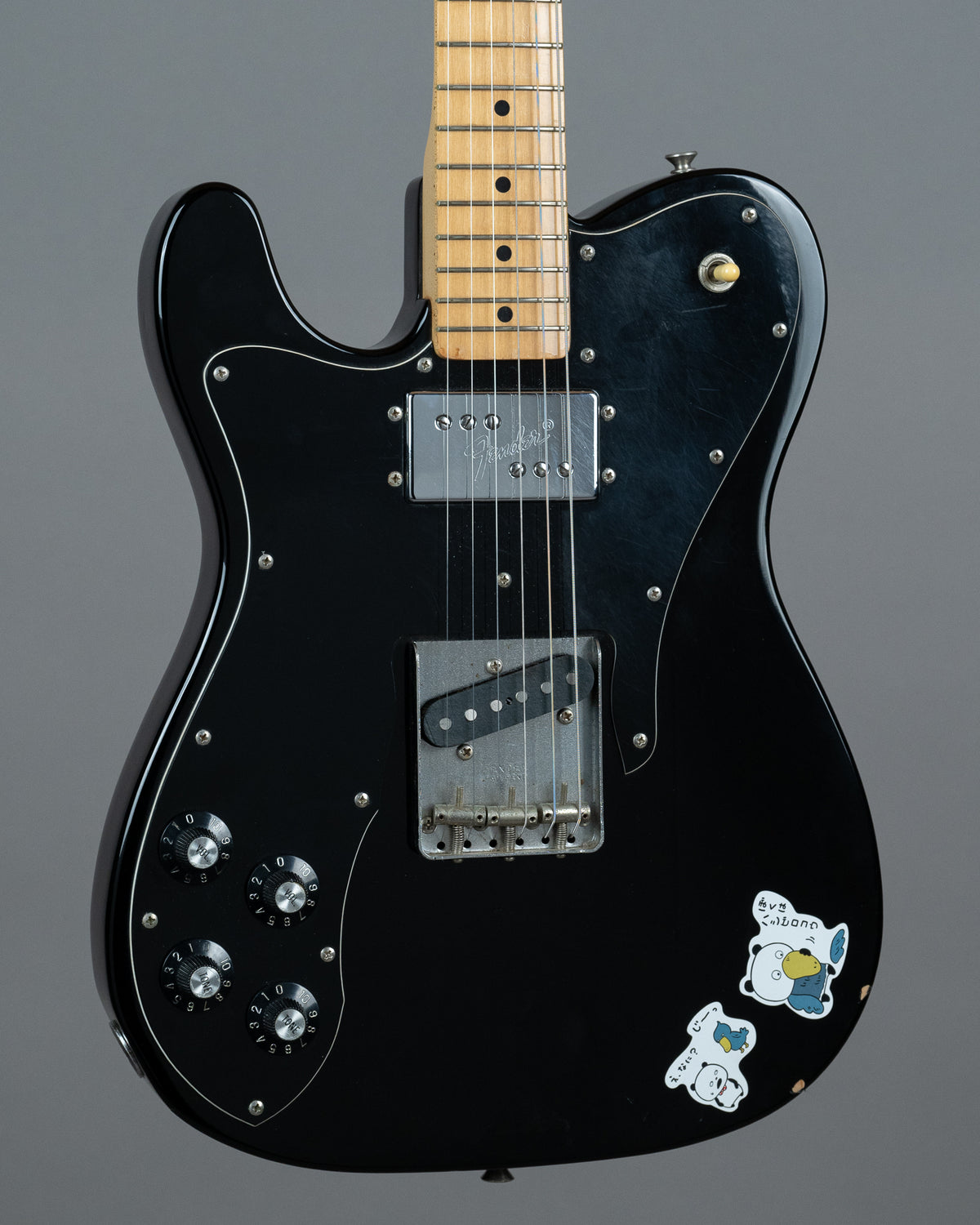 c1987 Fender TL72 Telecaster Custom Left Hand (Japan, Black)