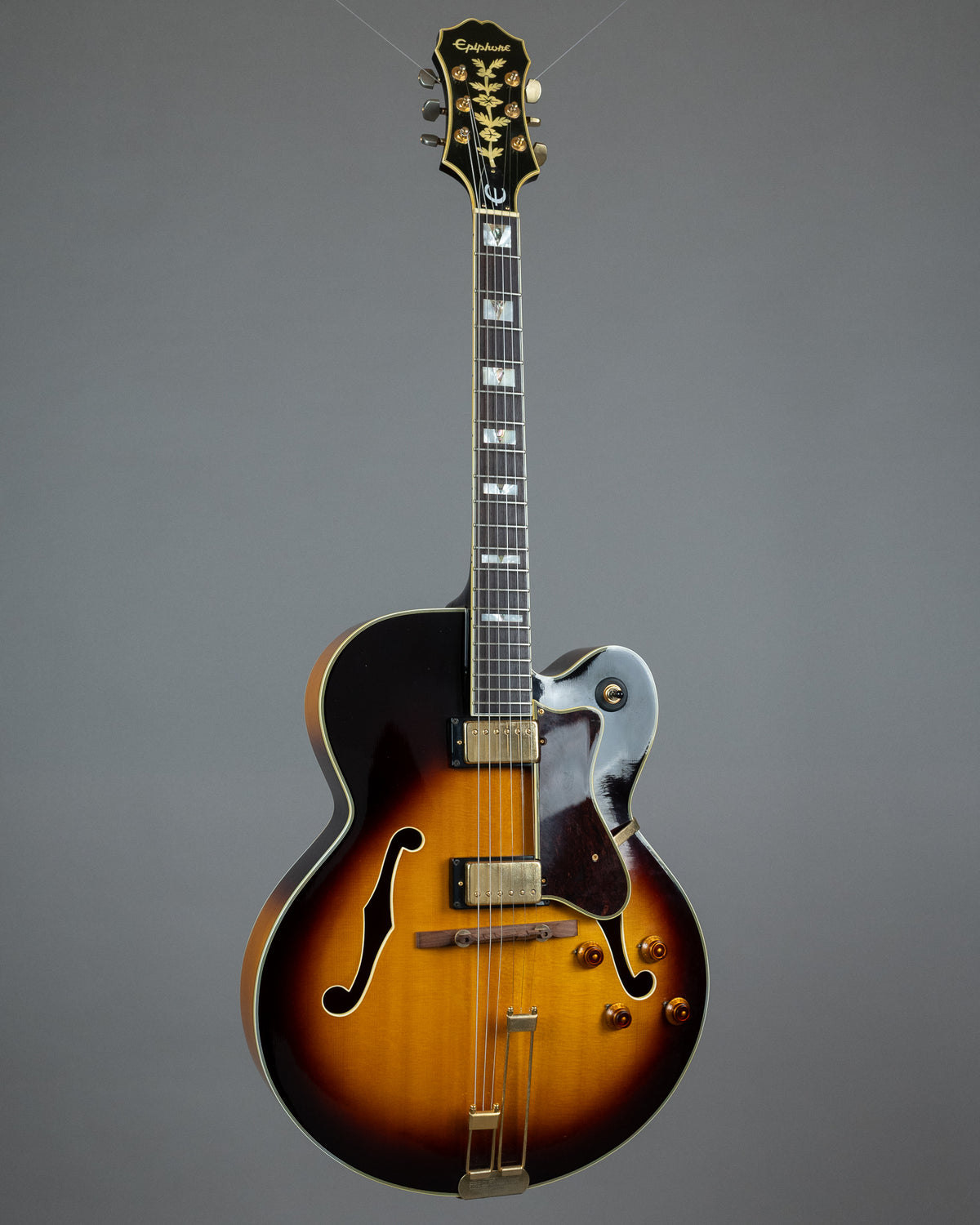 2000 Epiphone Broadway (Korea, Antique Sunburst, OHSC)