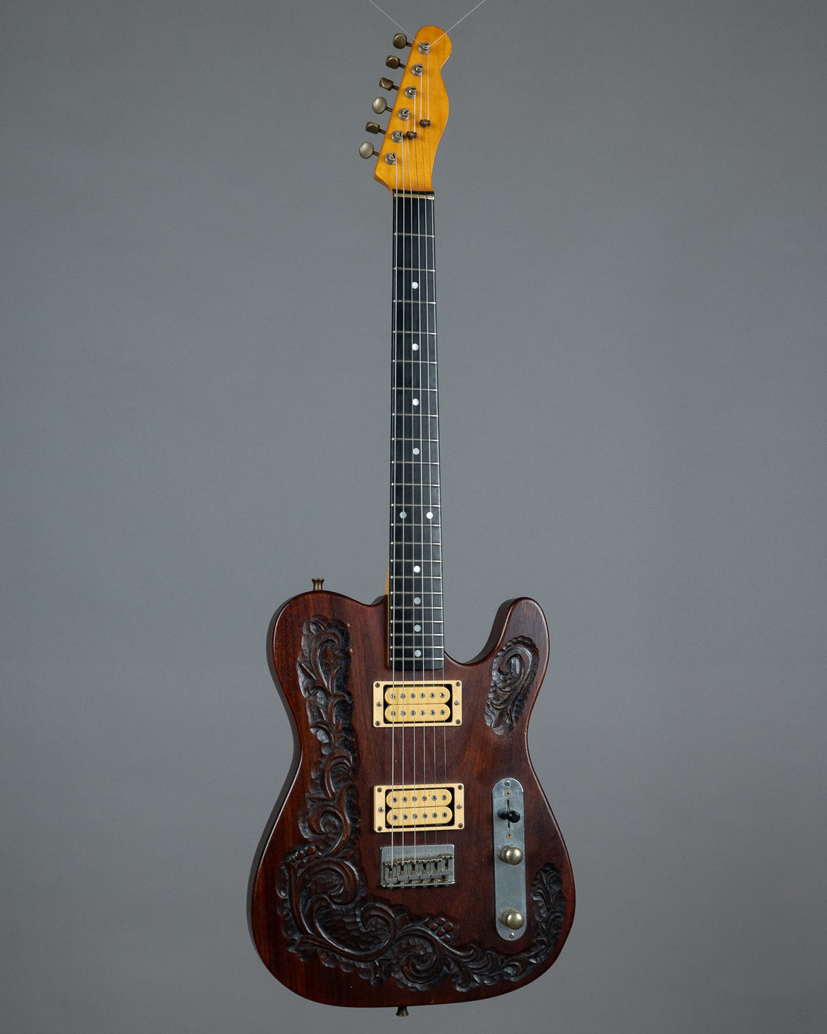 c1980s Custom Made T Style '自然の少年' (Japan, Stained Ash)