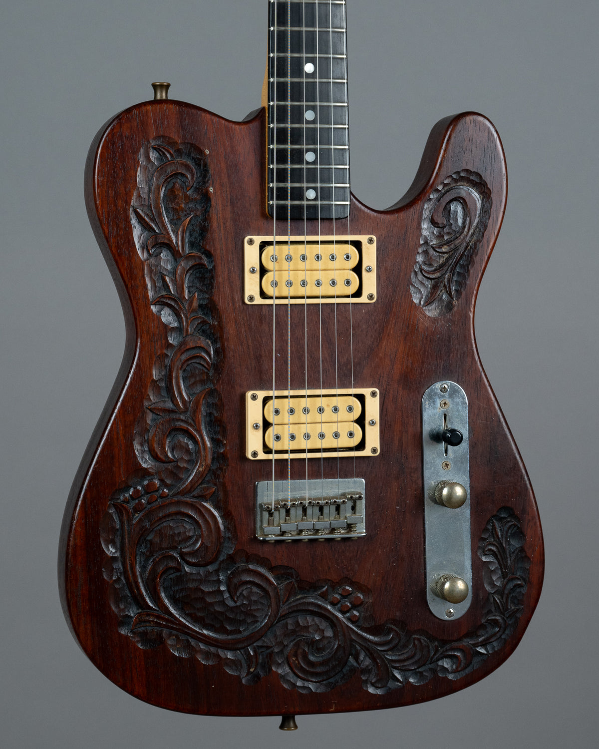 c1980s Custom Made T Style '自然の少年' (Japan, Stained Ash)