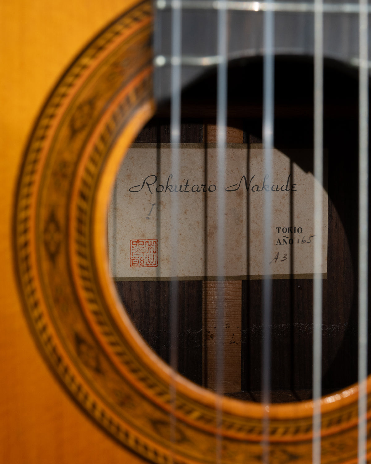 1965 Rokutaro Nakade A3 Left Hand (Japan, Natural, OHSC)