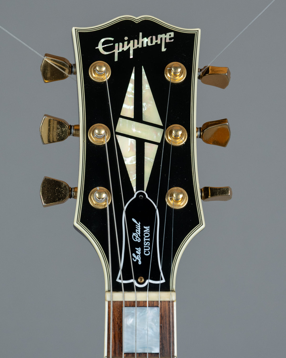 2001 Epiphone LPC-80 Les Paul Custom (Japan, Ebony, HSC)