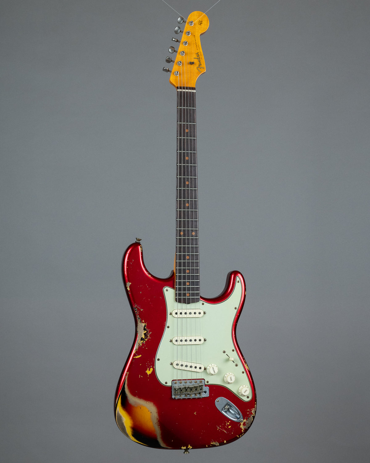 2022 Fender Custom Shop LTD '62 Stratocaster Heavy Relic (USA, Candy Apple Red/Sunburst, OHSC)