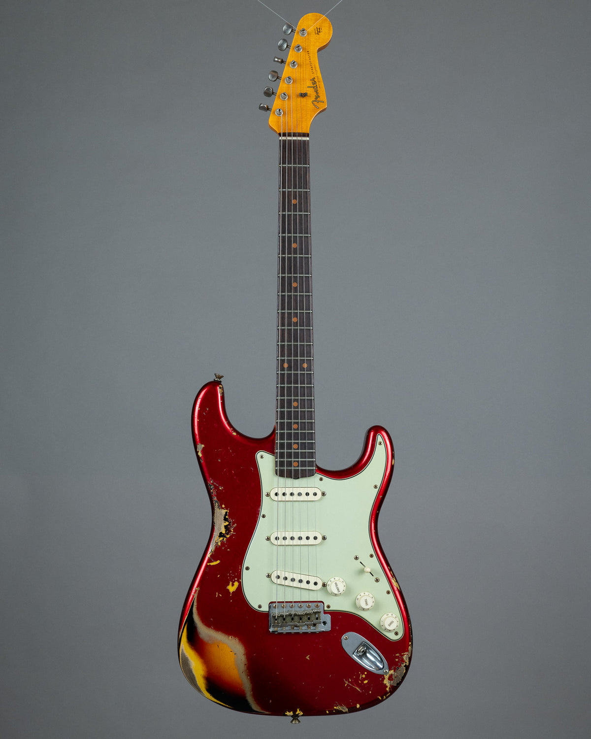 2022 Fender Custom Shop LTD '62 Stratocaster Heavy Relic (USA, Candy Apple Red/Sunburst, OHSC)