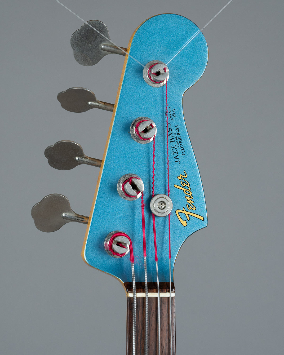 c2007 Fender JB-62 Jazz Bass (Japan, Ocean Turquoise Metallic, Matching Headstock)